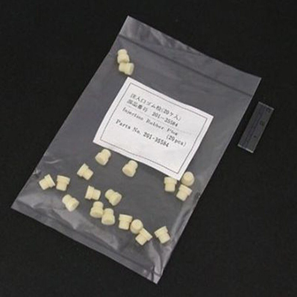 20PCS/pack Njection Rubber Plug 201-35584 For GC-14C 2014 2010 Gas Chromatograph