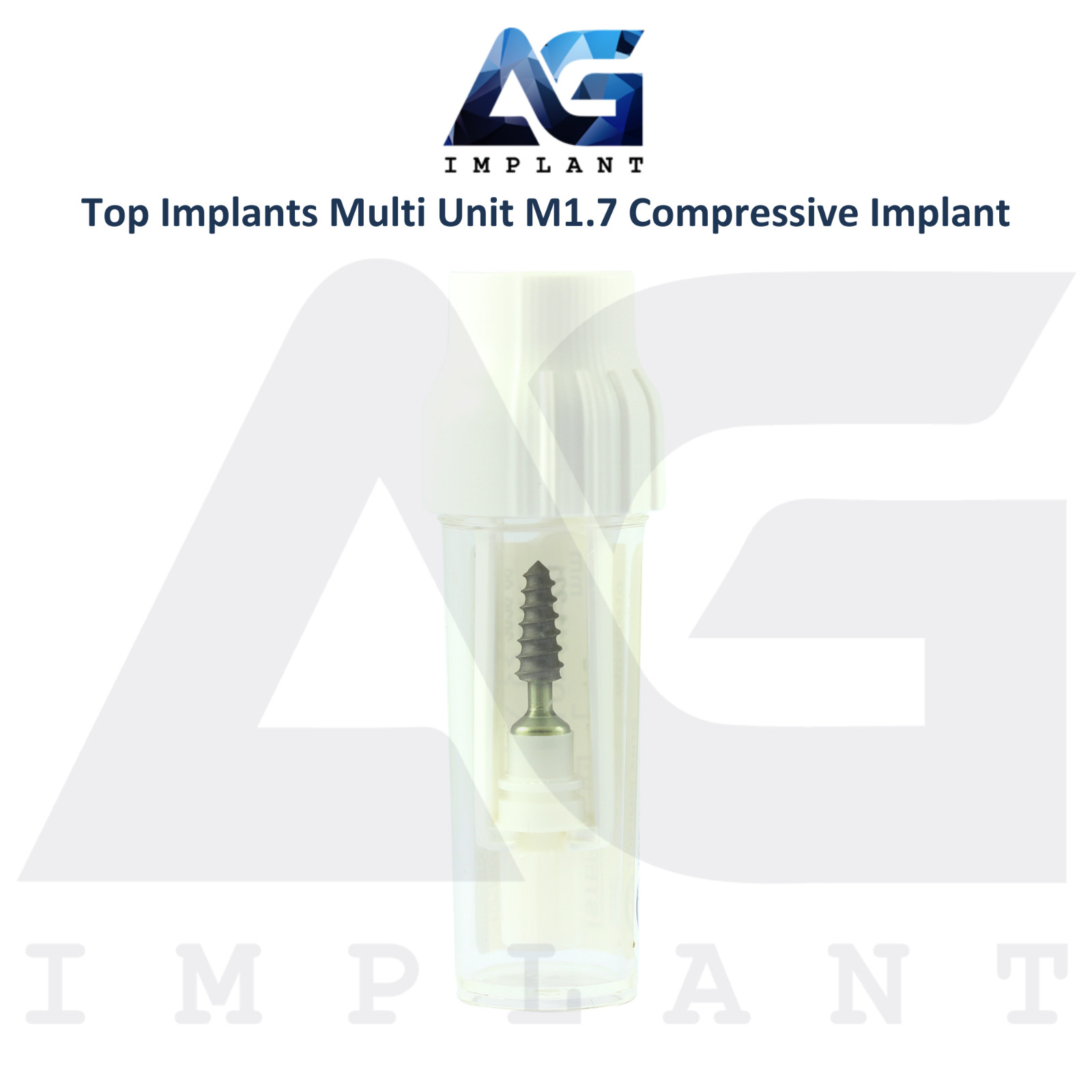 10 Titanium Compressive Monoblock Multi Unit M1.7 Dental Fixtures SLA Surface