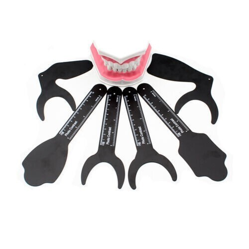 Dental Photo Contrast Palatal Black Background Board Flexible Photography C-ABCD
