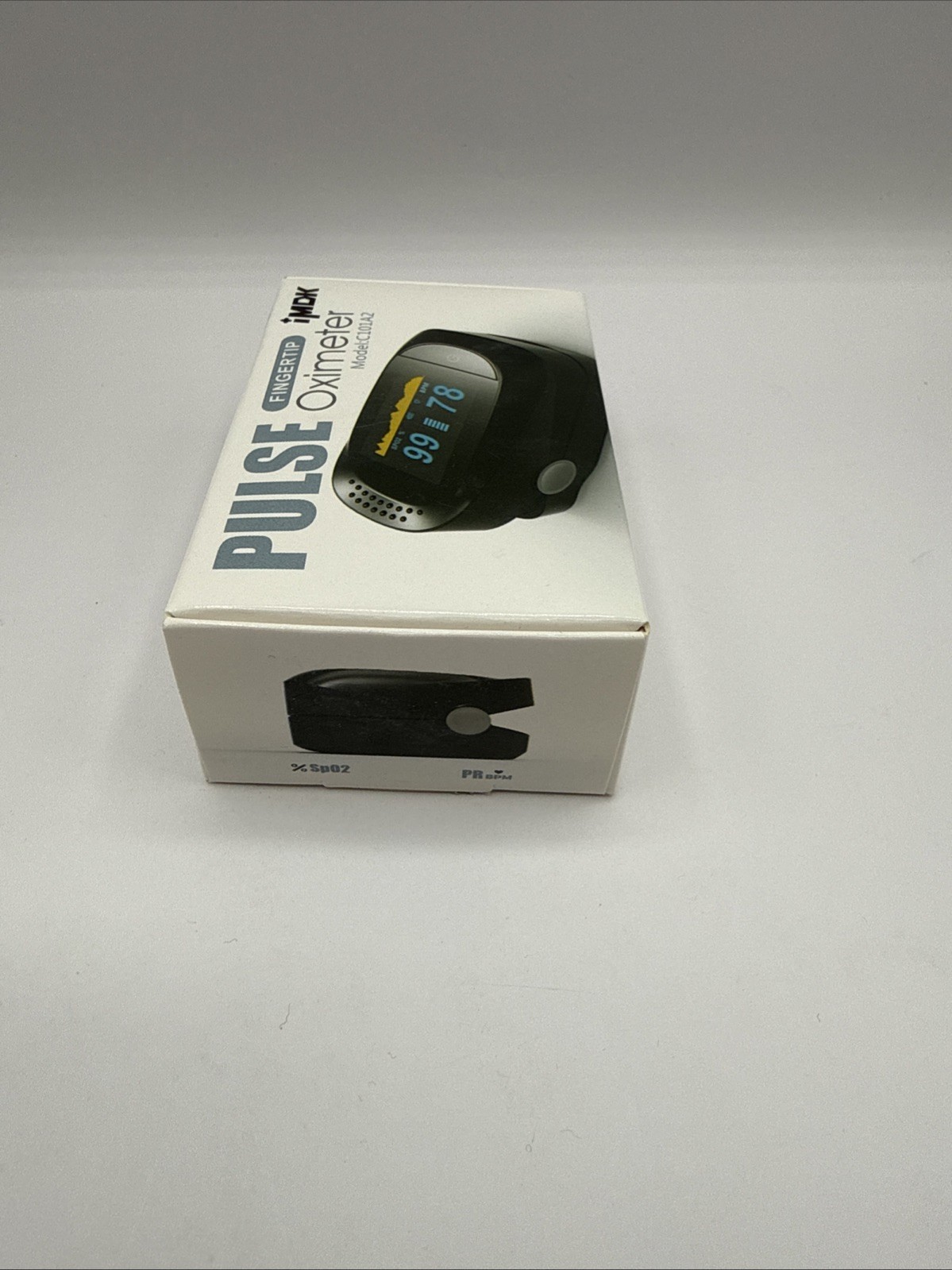IMDK C101A2 Fingertip Pulse Oximeter OLED Display Black Cardiology