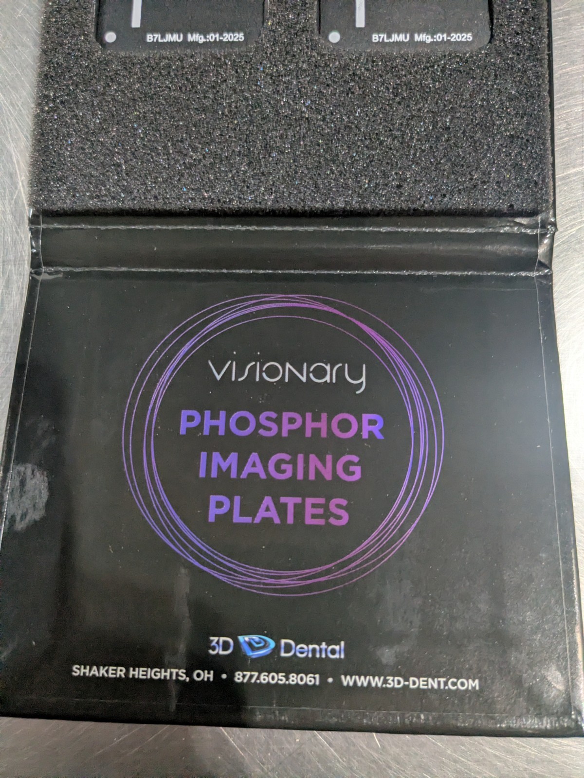Visionary Phosphor Imaging Plates 3D Dental Type #1, 2/Pack