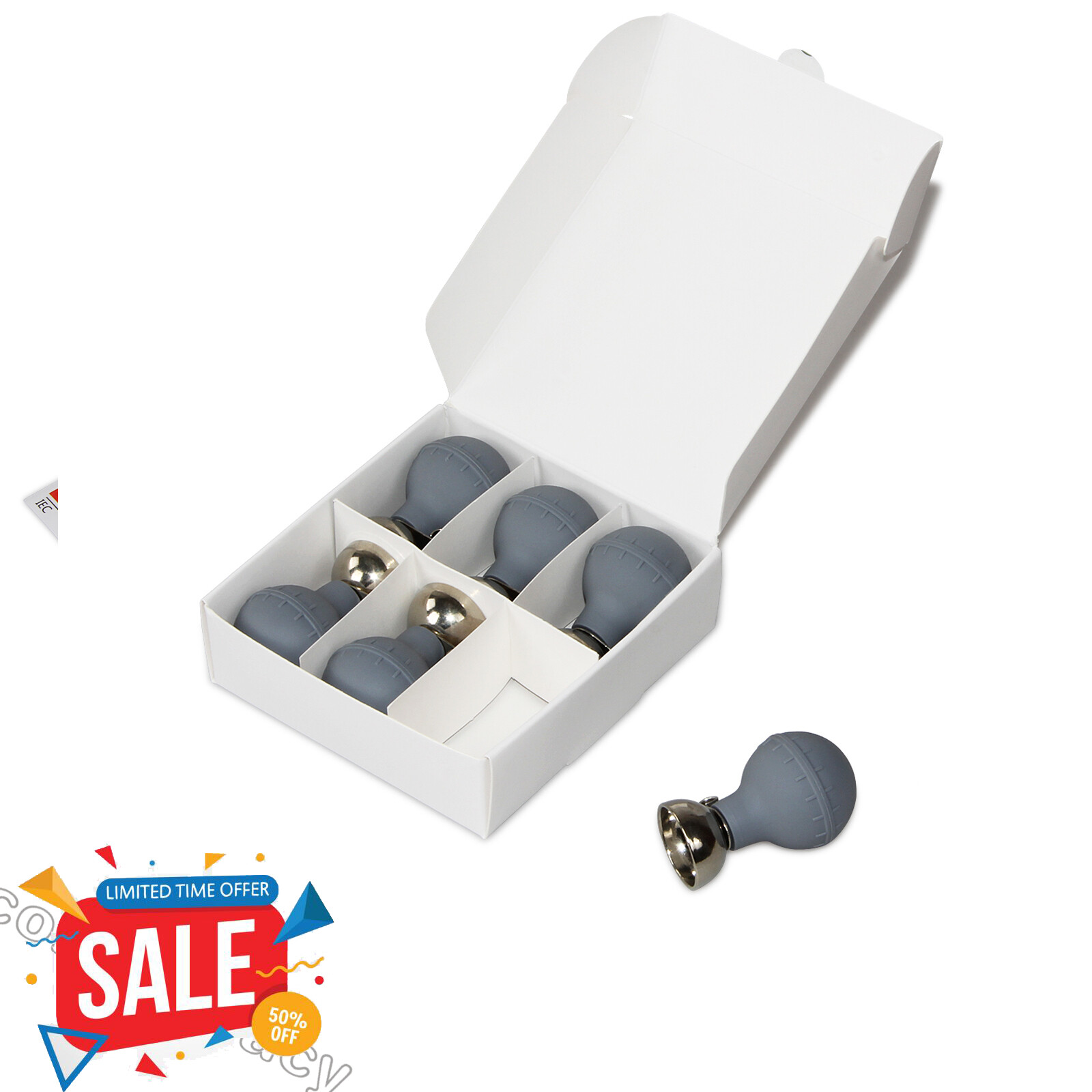 Nickel-plated Chest Suction Cup Bulb ECG/EKG Ball Electrode for CONTEC