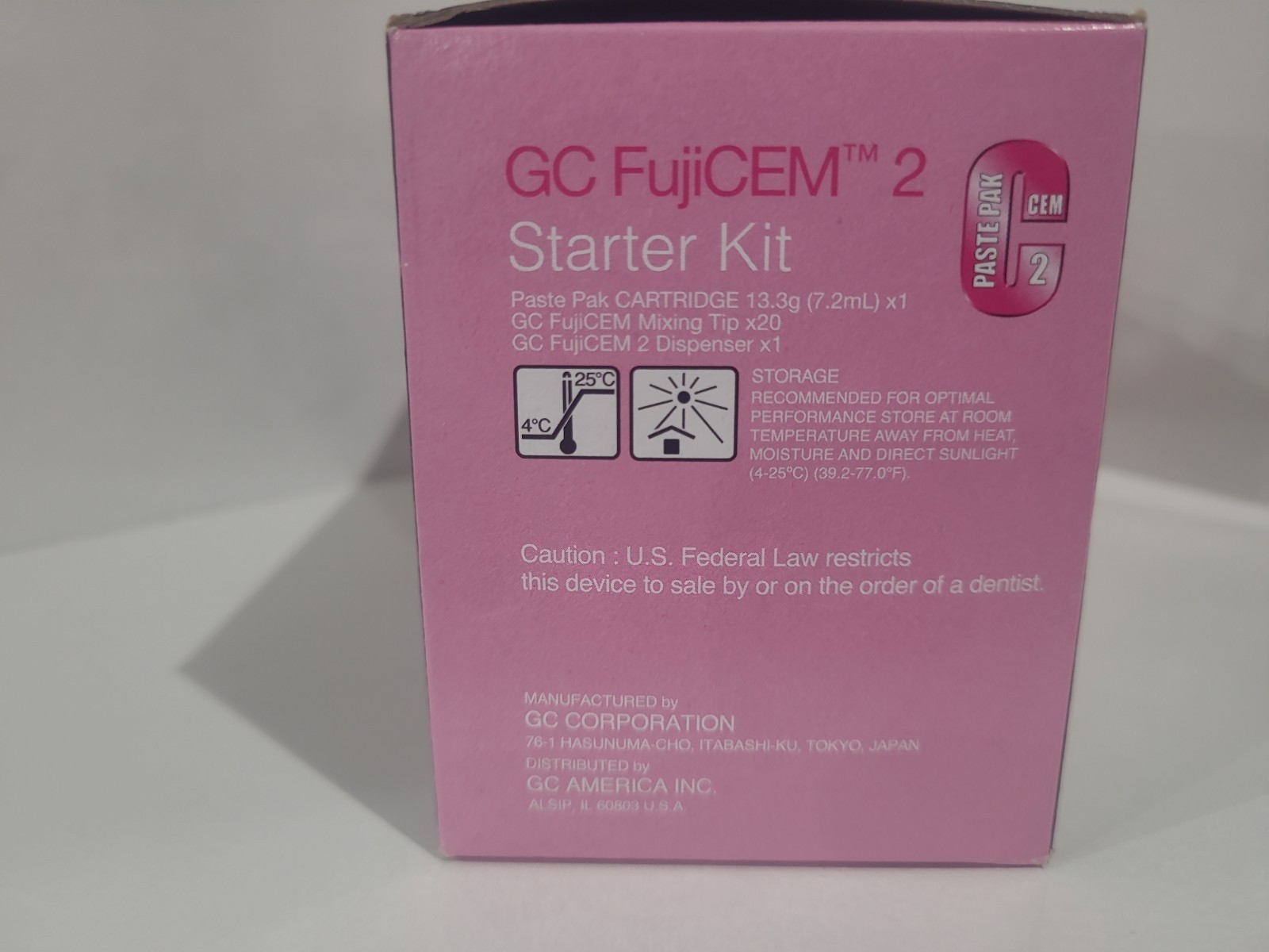 GC FujiCEM 2 Automix Glass Ionomer Luting Cement Starter Kit 441001