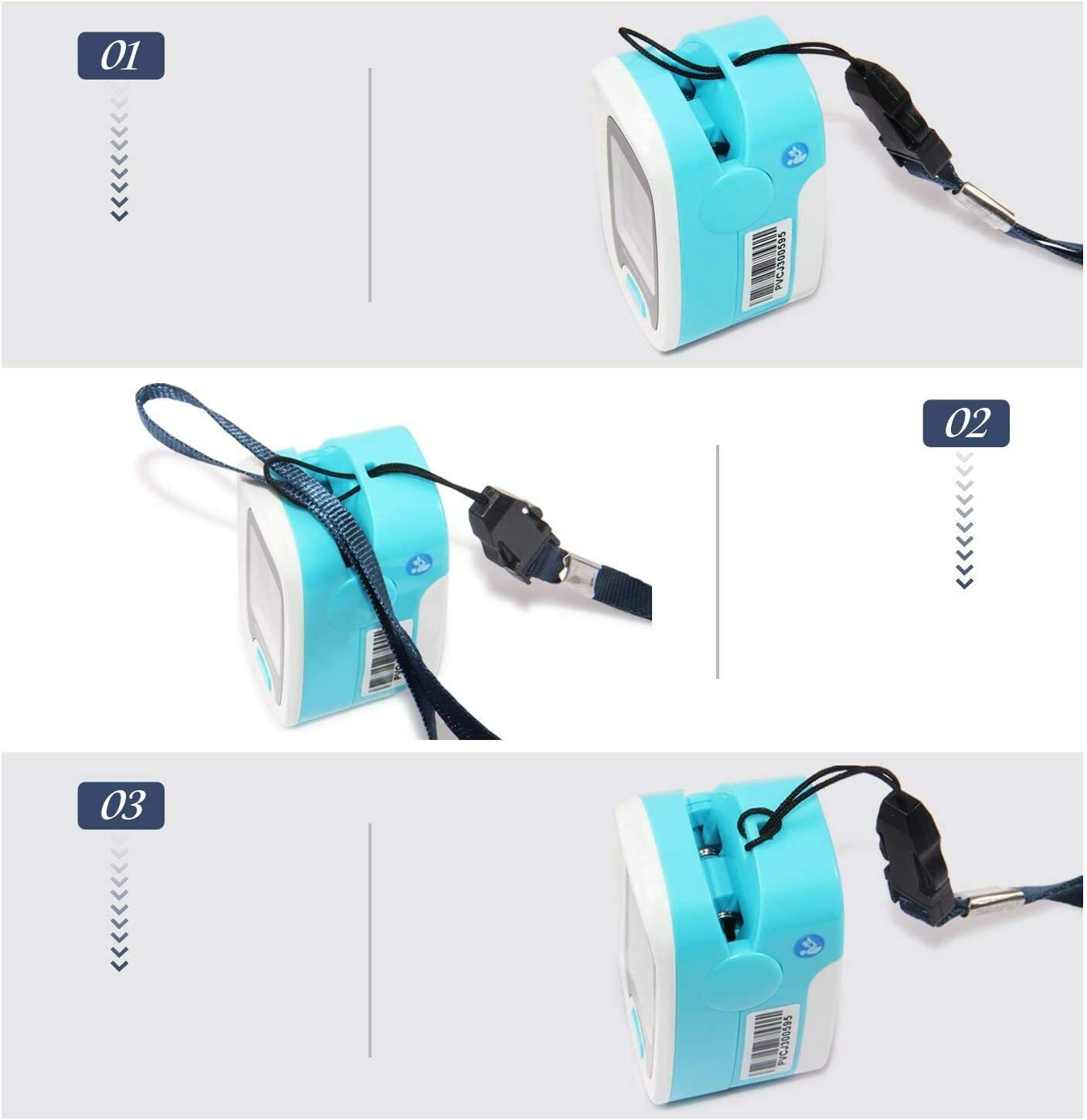 Medical Finger Tip Pulse Oximeter Blood Oxygen Saturation SpO2 PR Monitor Meter