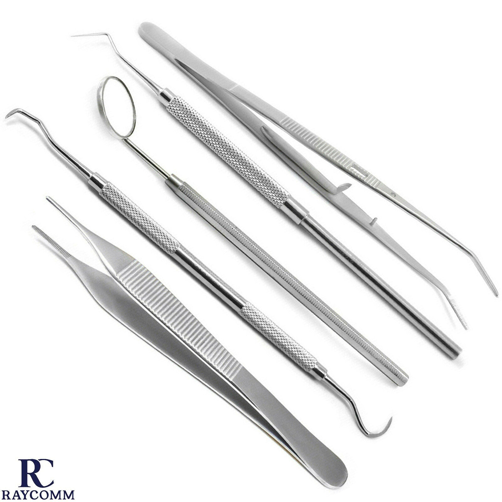 Dental Calculus Plaque Teeth Tartar Cleaning Kit Basic Examination Instruments
