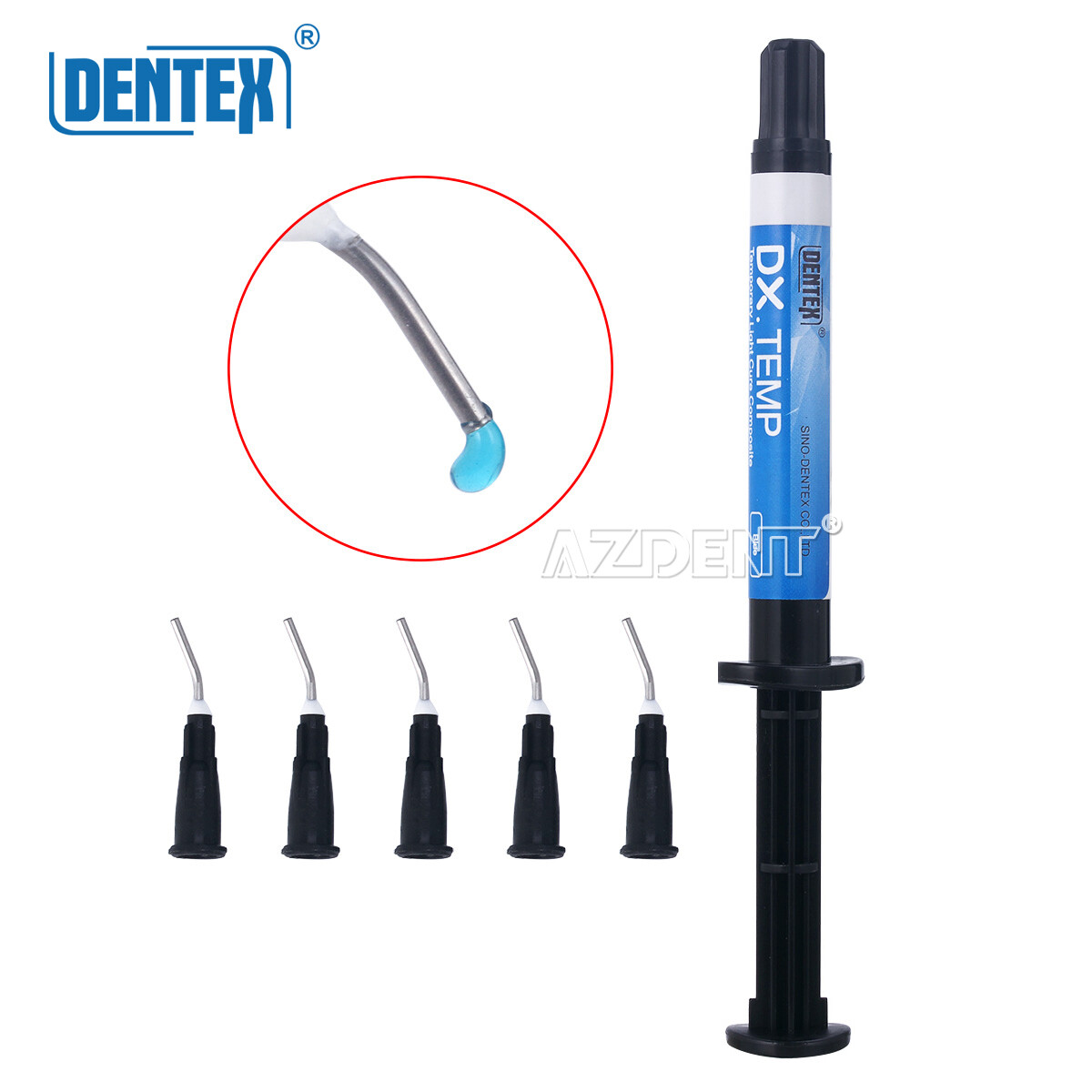 DENTEX Dental Light Cure Composite Resin Syringe/Composite Material Heater USA