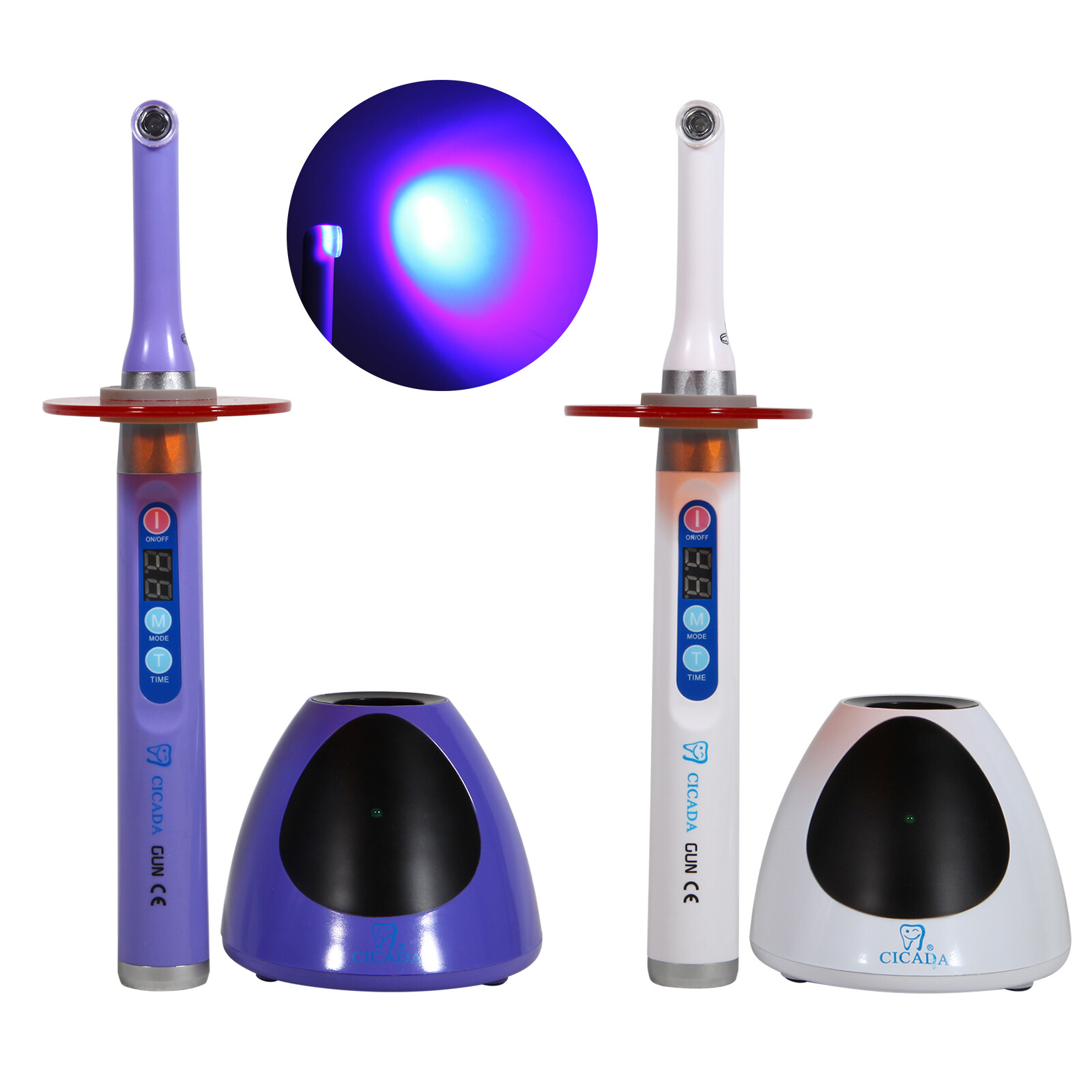Dental ILED Wireless Curing Light Lamp 1 Sec Cure 2300mw/c㎡