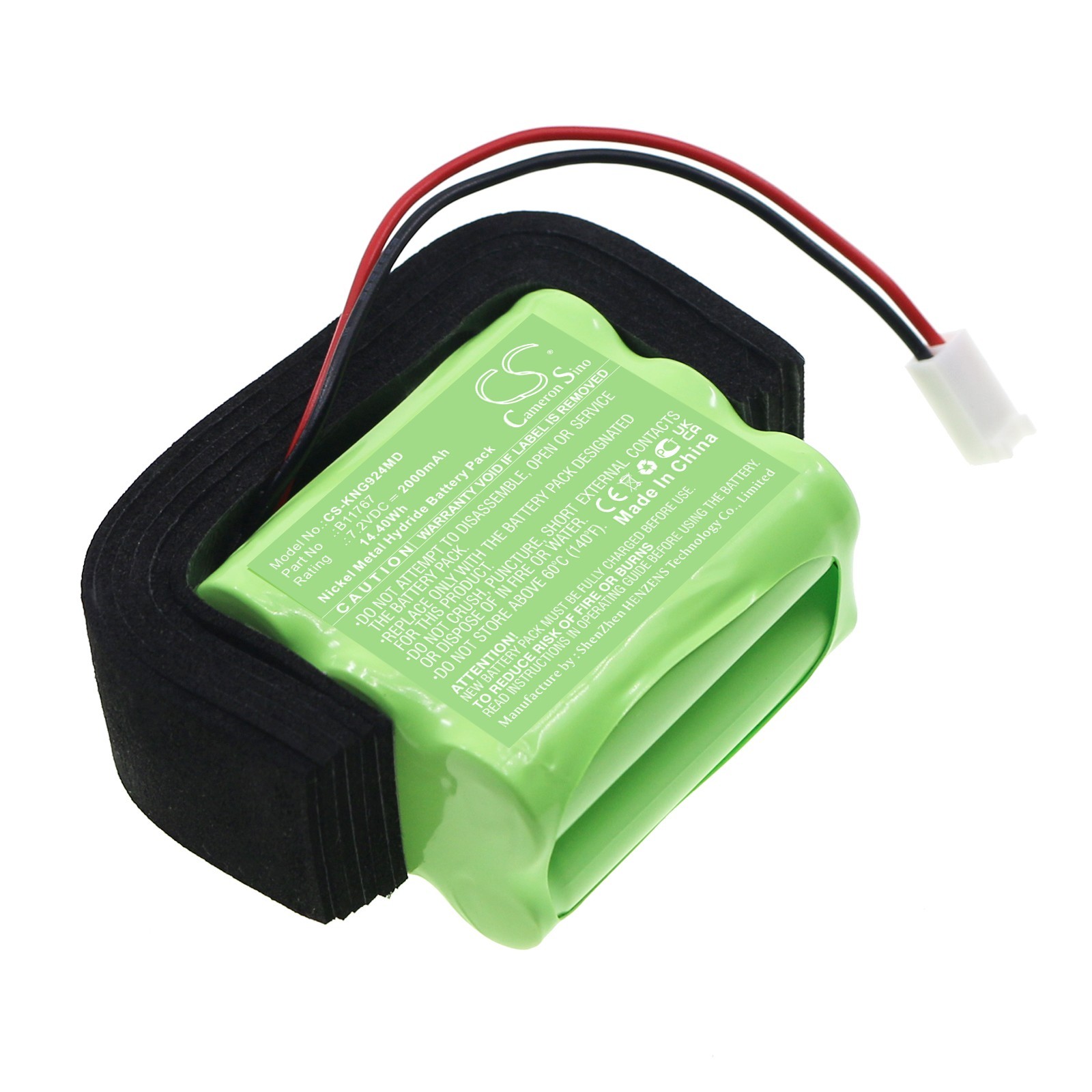 BATTERIE Ni-MH 7.2V 2000mAh Type B11767 For Kangaroo 924 Enteral Feeding Pump