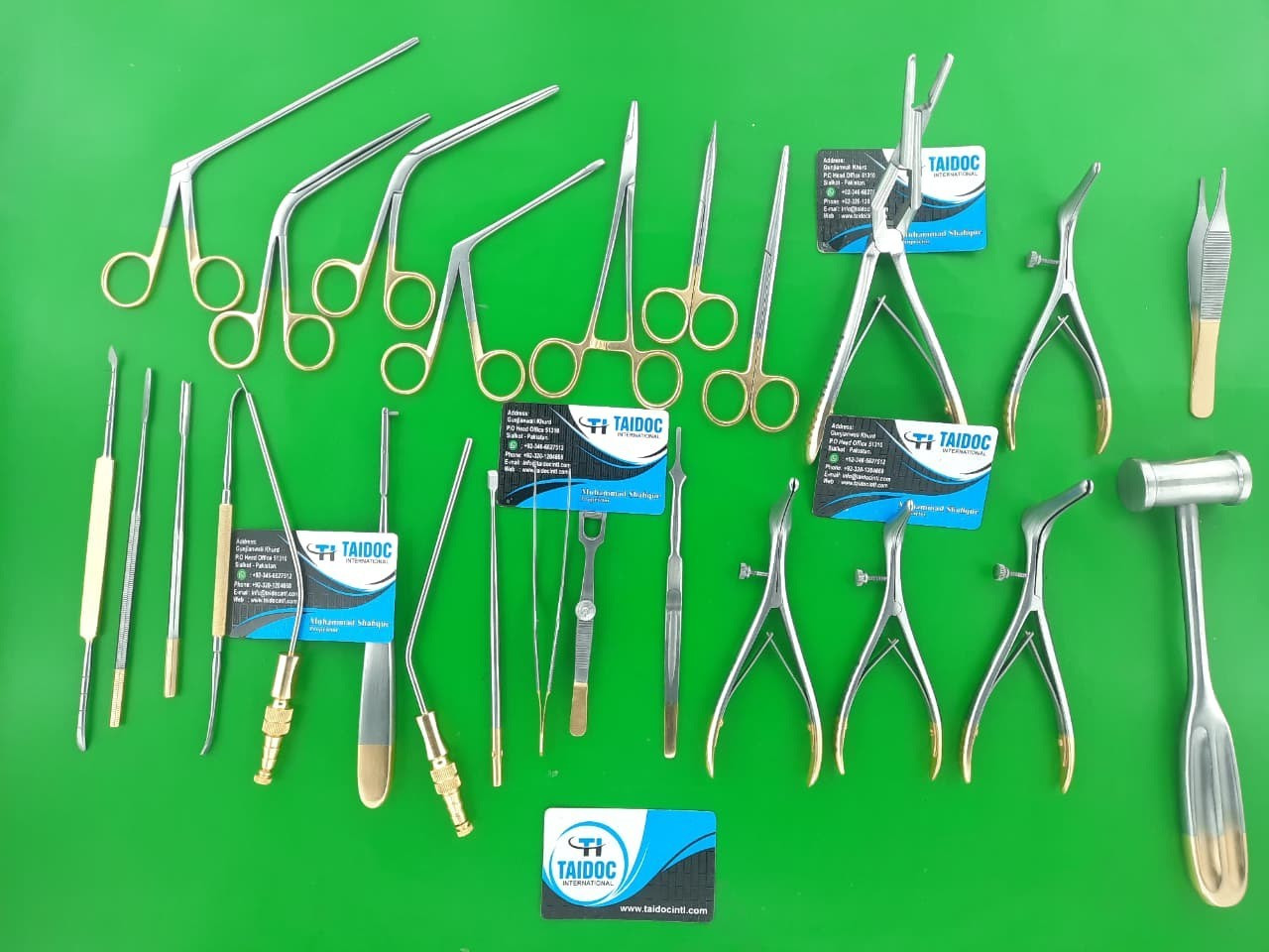 Septoplasty Surgical Instruments Set of 25pcs With Steel Box Plastic Surgery ENT