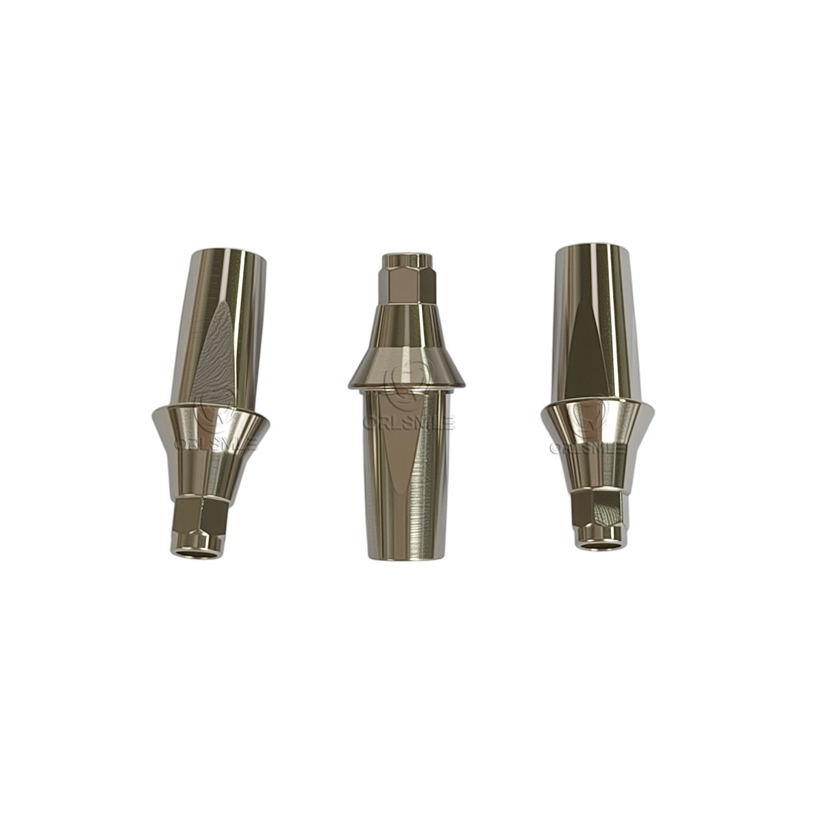10 pcs Titanium straight abutment compatible with ICX platform D5.0 with screw