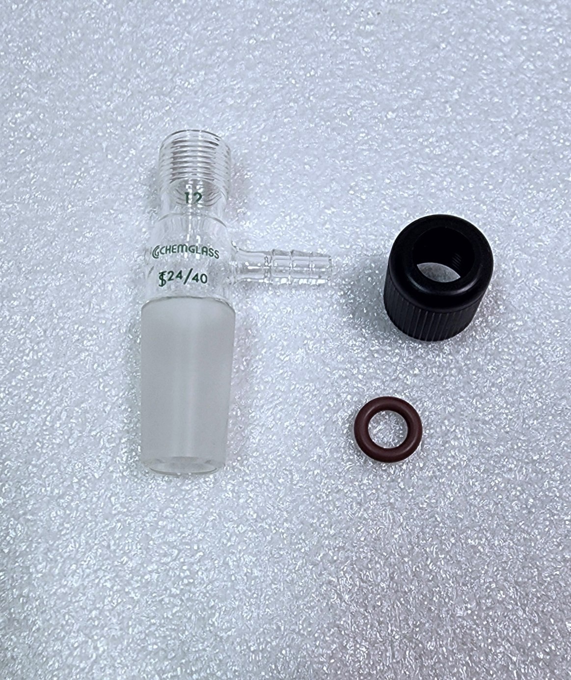 Chemglass CG-1045-05 Adapter, Universal, Inlet, 24/40 Inner Joint, #12