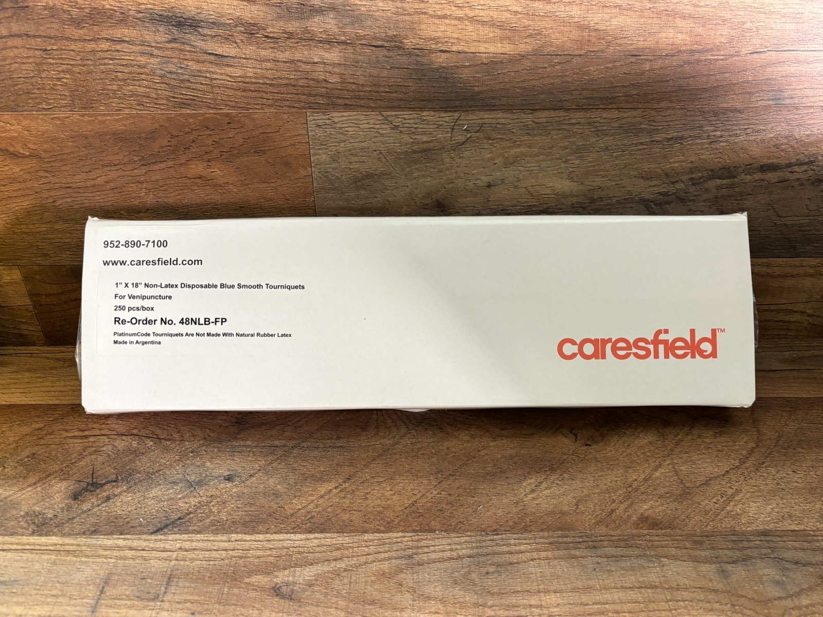 Caresfield Bulk Pack 250 EA Tourniquet Strap, 1″ X 18″, Blue, Latex-Free