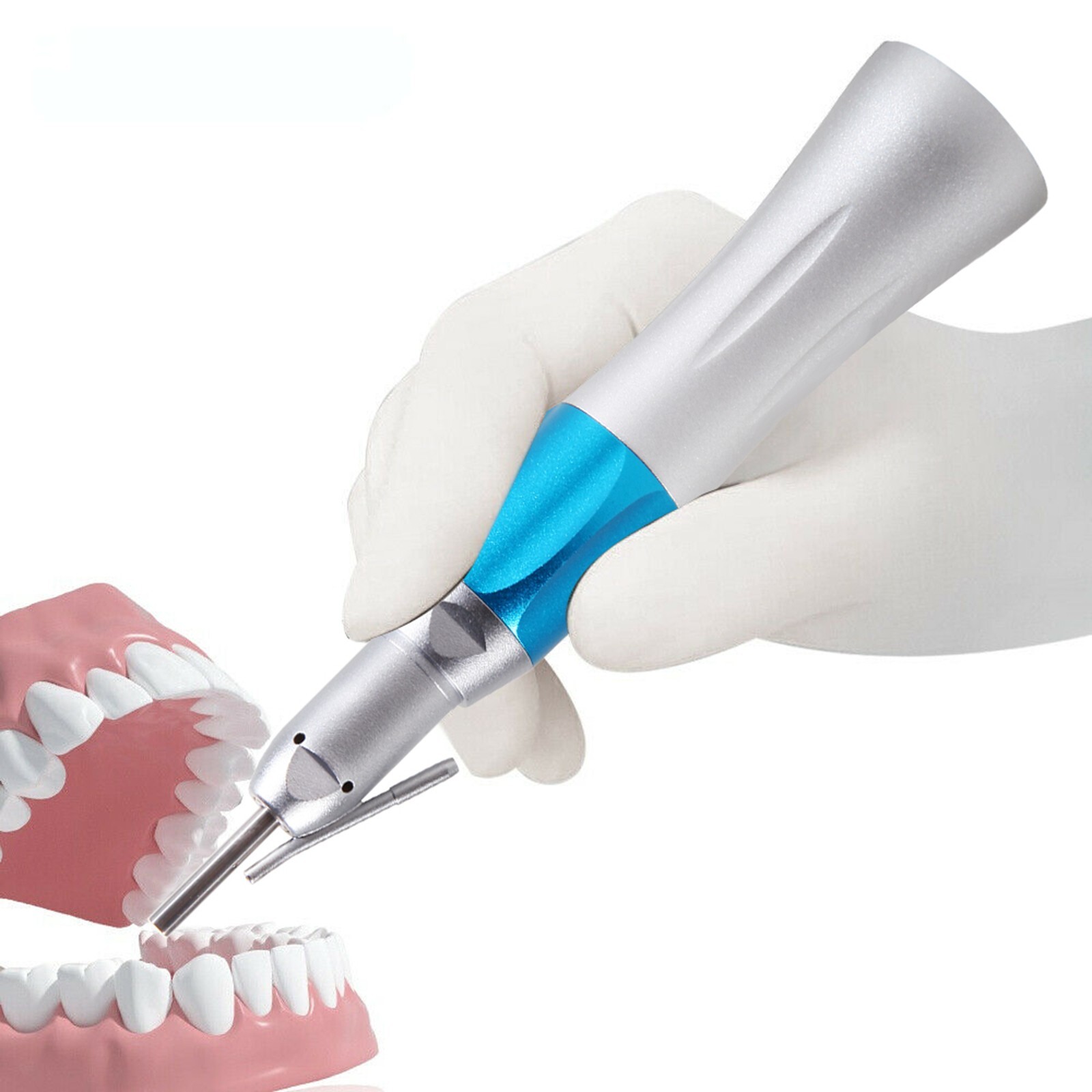Dental Surgical Straight Handpiece 1:1 Nose Cone External Irrigation Pipe SA