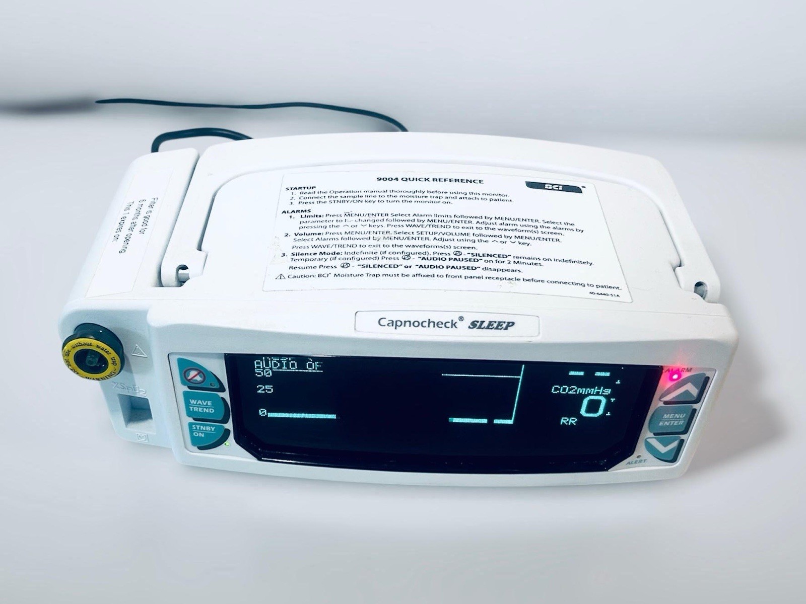 Smiths Medical 9004 Capnocheck Sleep Capnograph/SpO2 Monitor Excellent