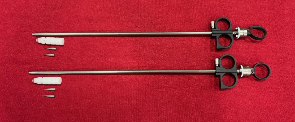 2pc-Gynecology Ring Applicator Double Puncture 7mm SS Best Quality Reusable
