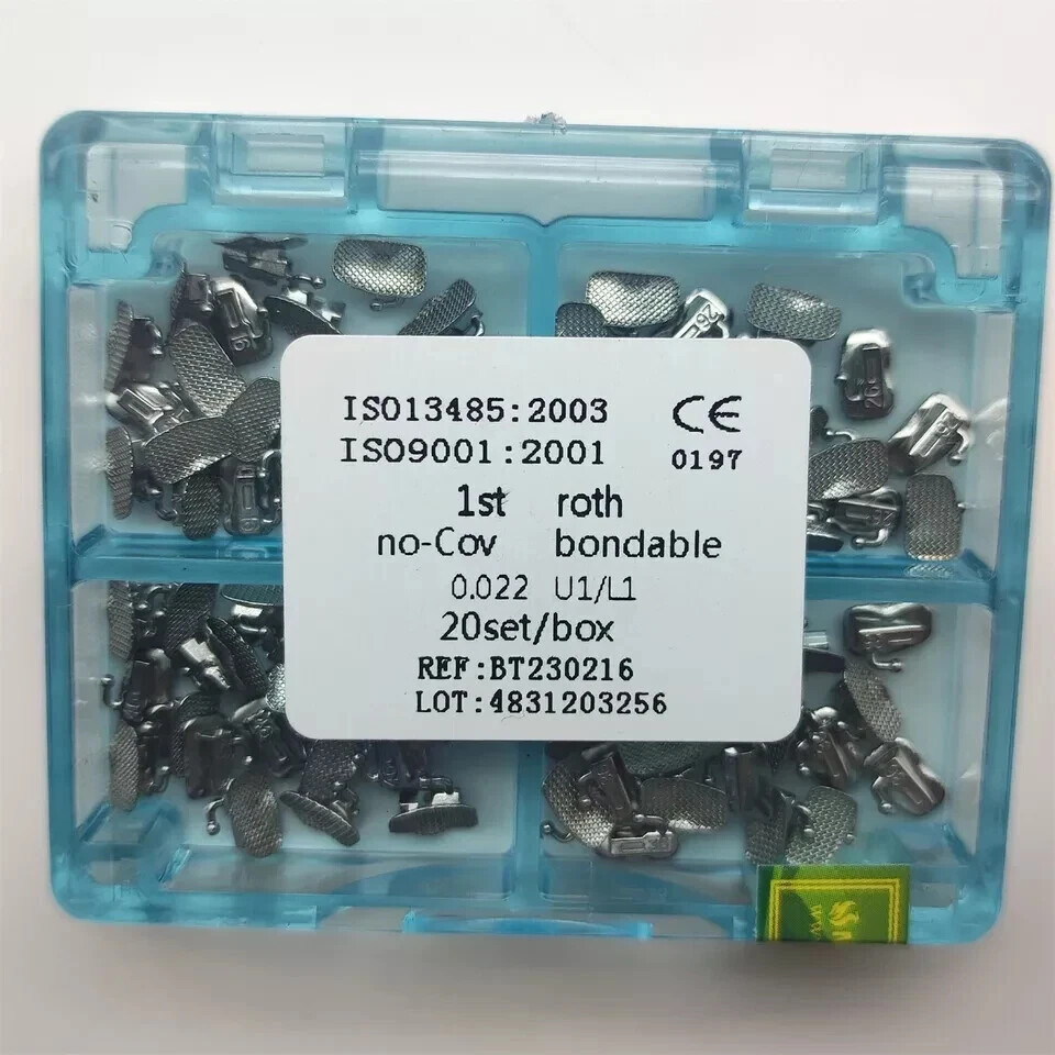 Dental Orthodontic Buccal Tubes 1st 2nd Molar Tube Roth MBT 022 U1/L1 Bondable