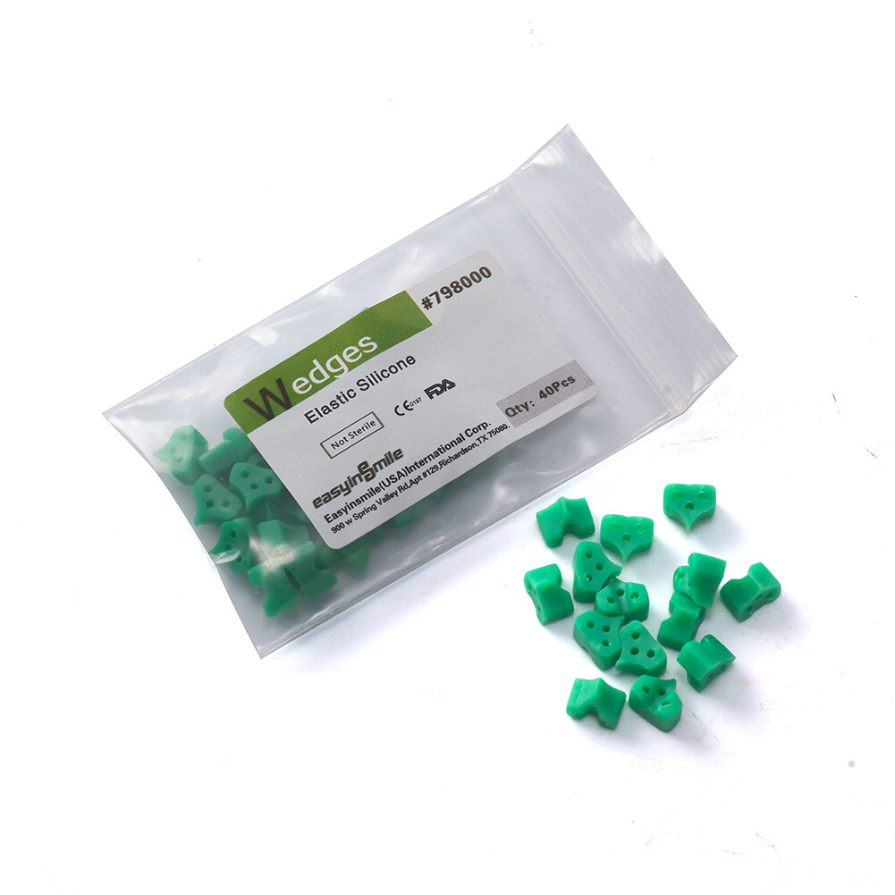 100Pcs Dental Sectional Contoured Metal Matrice Matrix 50μm Thickness+2Rings Kit