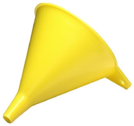 Flotool 05007 Gray Plastic Capacity 8 oz. Funnel Small (Pack of 25)
