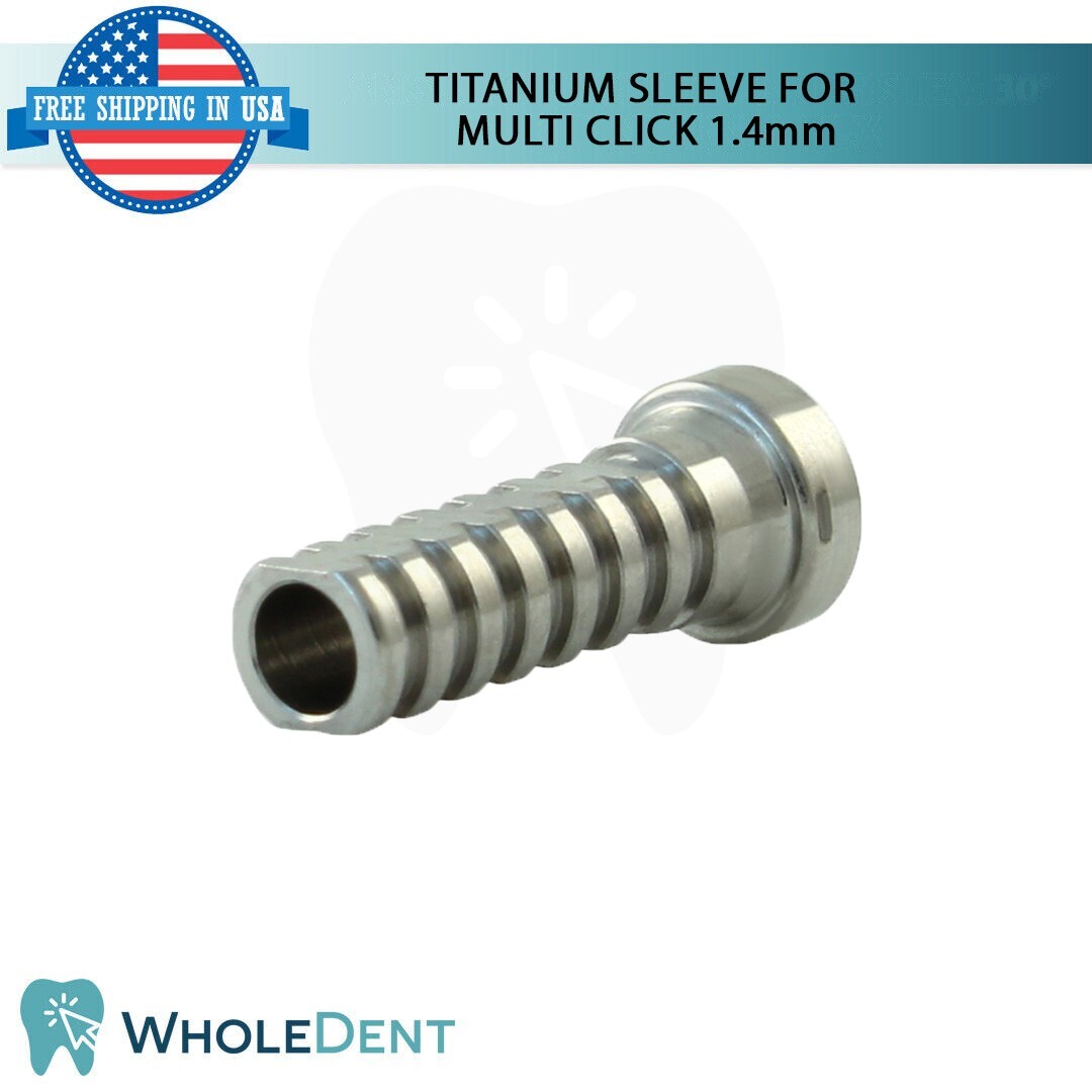 1X Angulated Multi Unit 52° 1.4mm Abutment Attachment Kit Internal Hex 2.42mm
