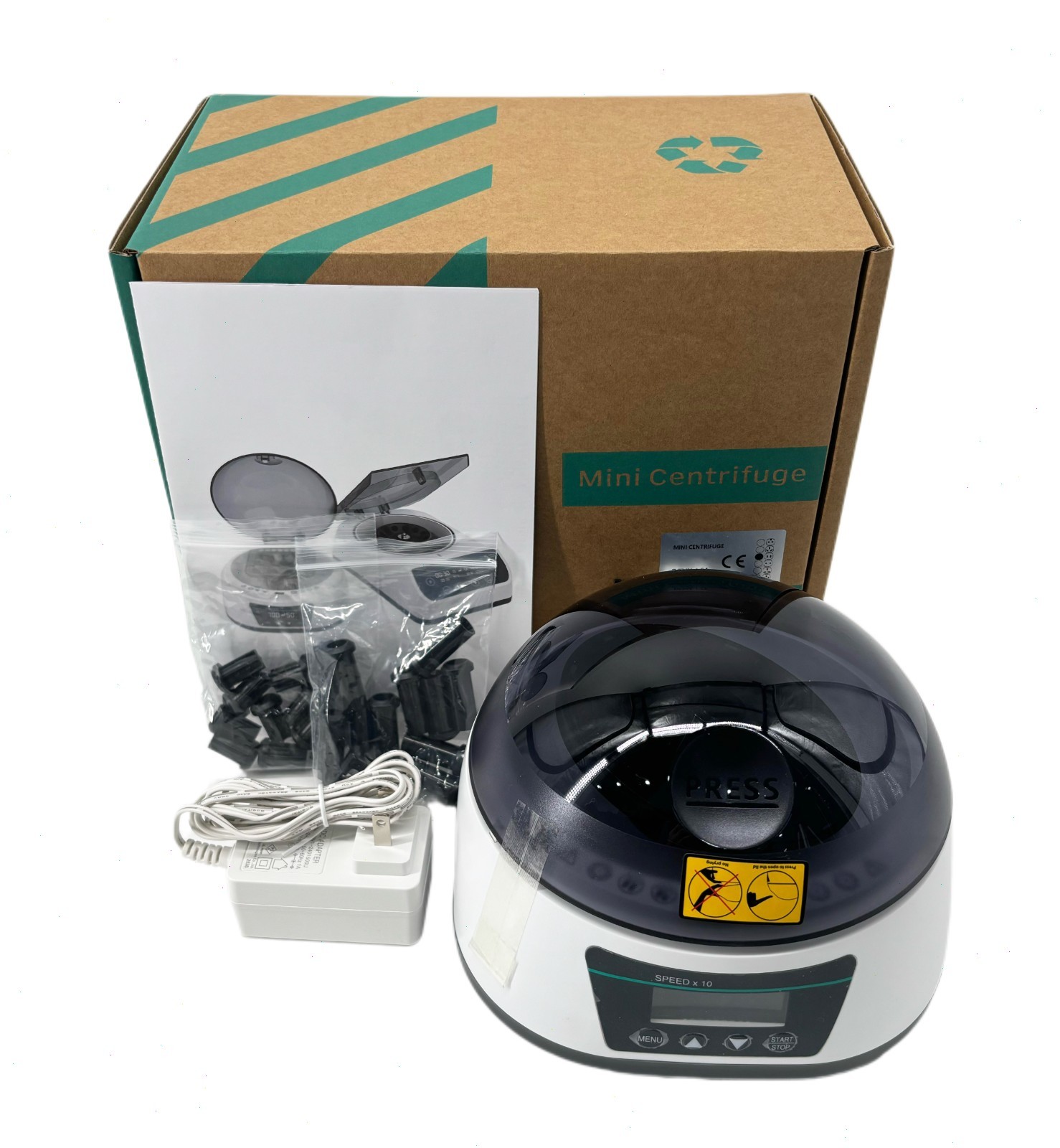 Lab Mini Centrifuge with Max Rotation Speed 7000rpm 0.2/0.5/1.5/2ml Micro Tube*1