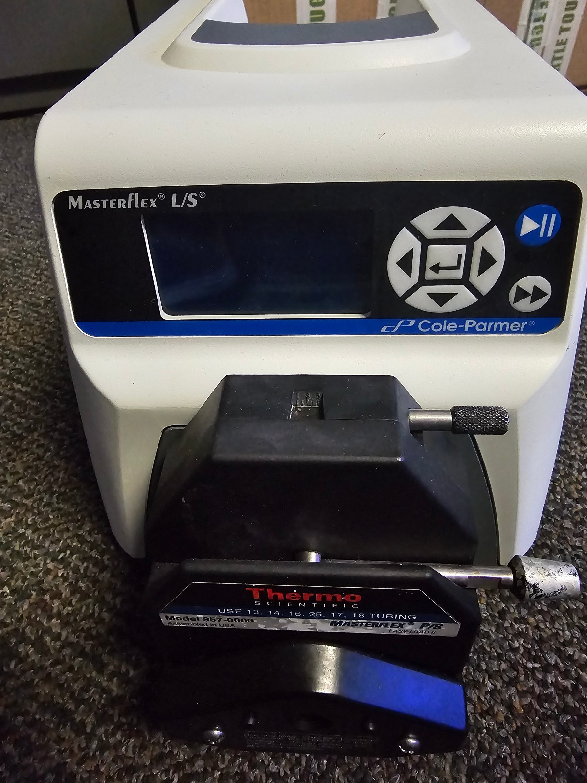 Thermo Scientific Masterflex P/S Easy-Load II Pump Head 957-0000 SS Rotor