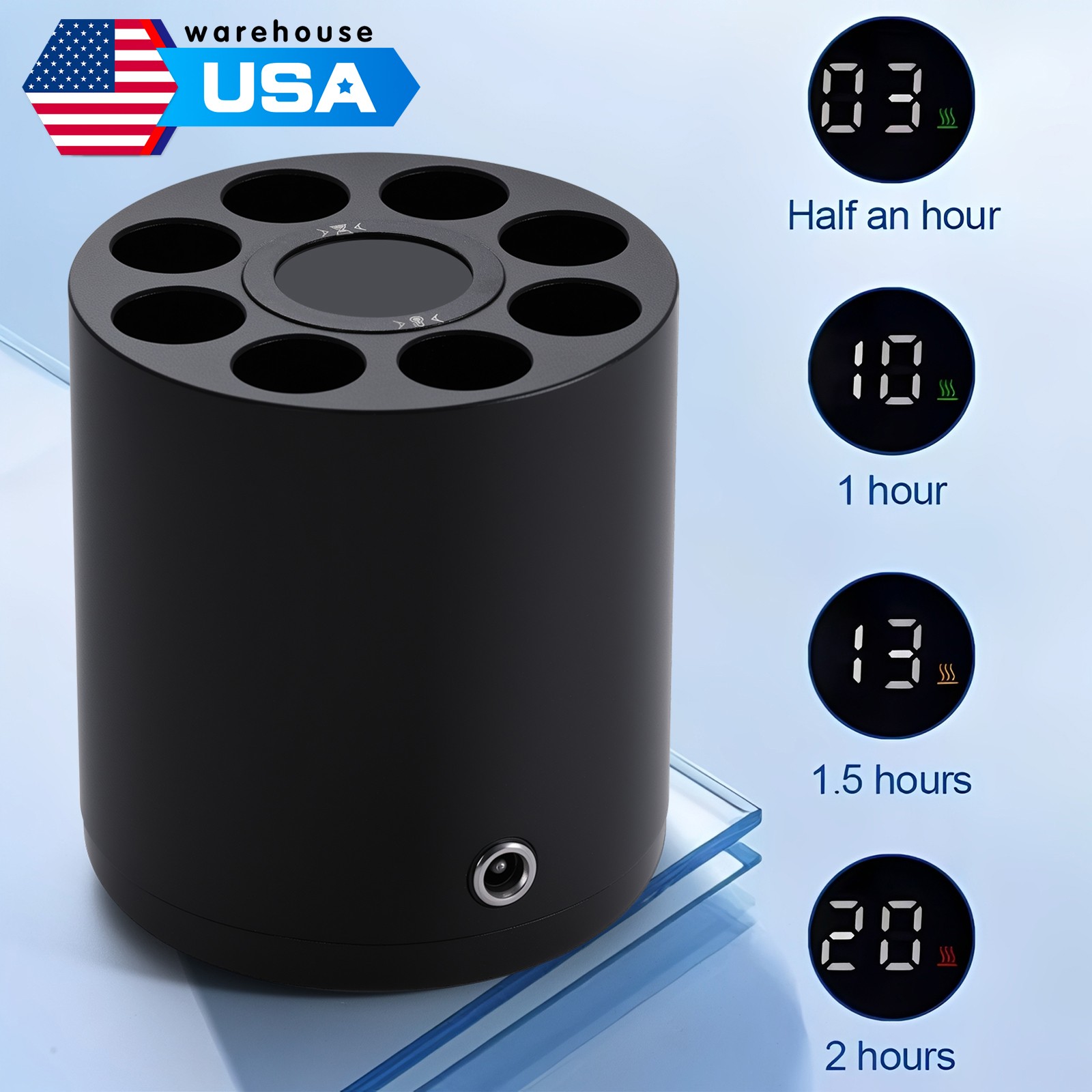 Dental Composite Resin Heater Material Soften Heat Warmer 40-70℃ US Plug