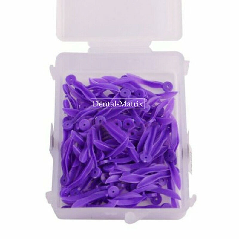 Dental Disposable Plastic Wedge Diastema Wedges Tooth Gap Arc Filling with Hole