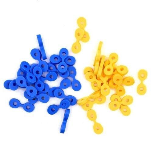 40pc/Box Dental Elastic Fixing Wedges Sectional Matrices Matrix Rubber Dam Wedge
