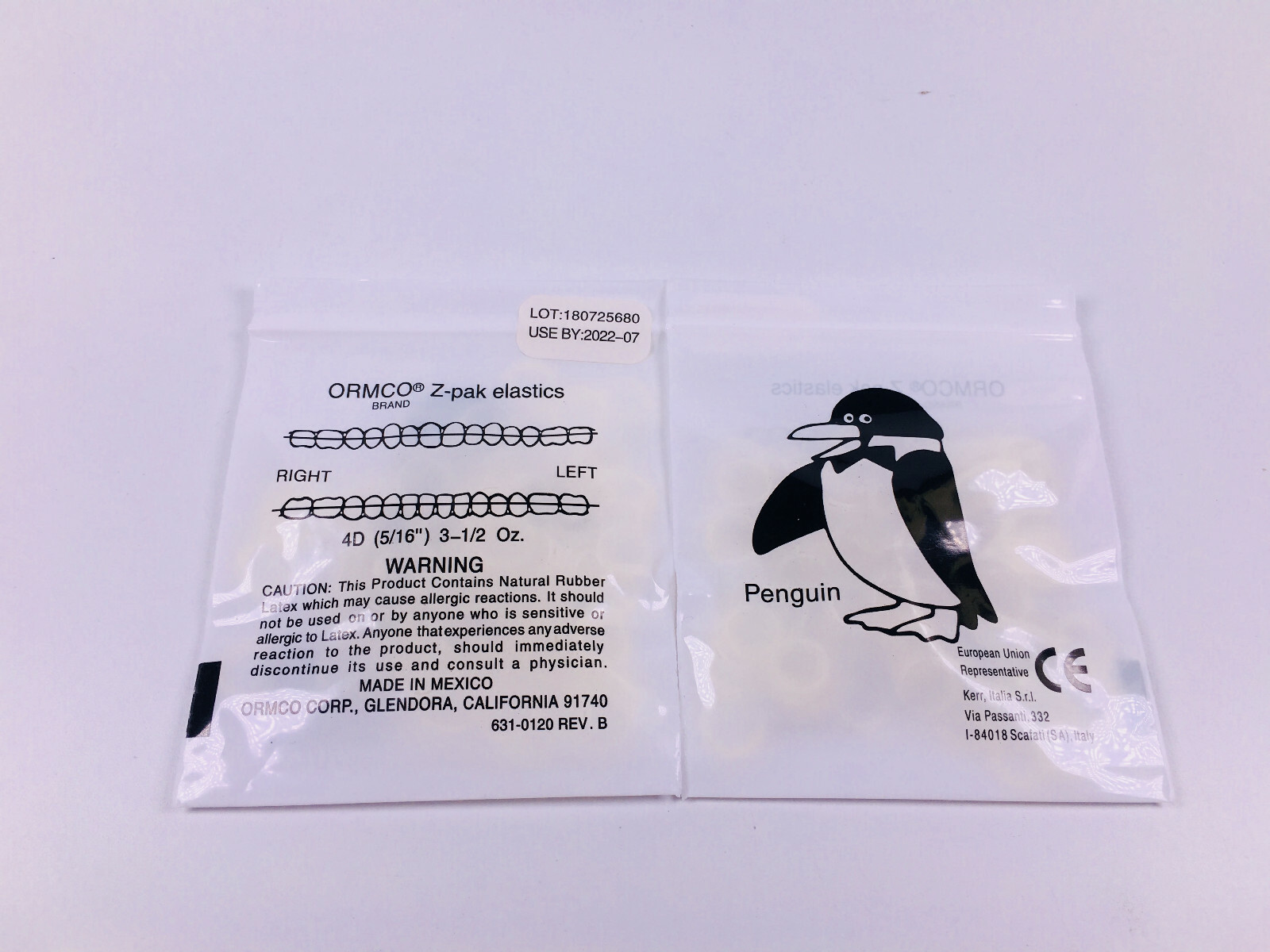 Zoo Pack Dental Orthodontic Elastics Rubber Bands 3.5OZ 1/8 3/16 1/4 5/16 3/8