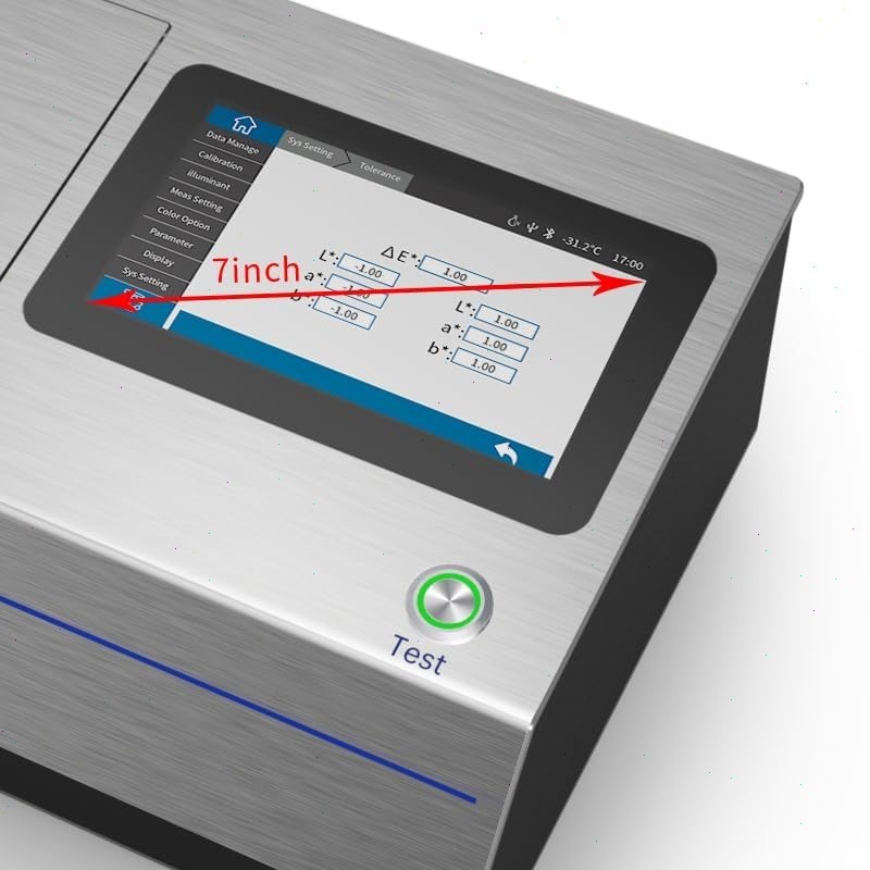 Liquid Colorimeter with Inter-instrument Error ΔE*ab within 0.25 Data Storage