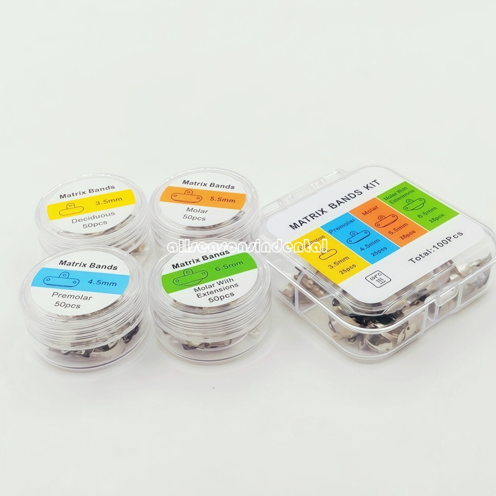 Dental Refill Matrix Bands 0.038mm Palodent V3 Style Sectional Contoured Matrice