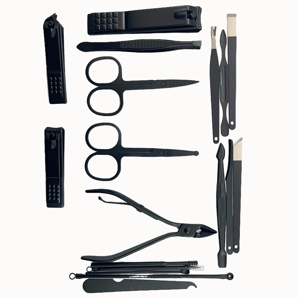 Multi-function Complete set Repairing Forceps Nail Care Tools 18 Pieces