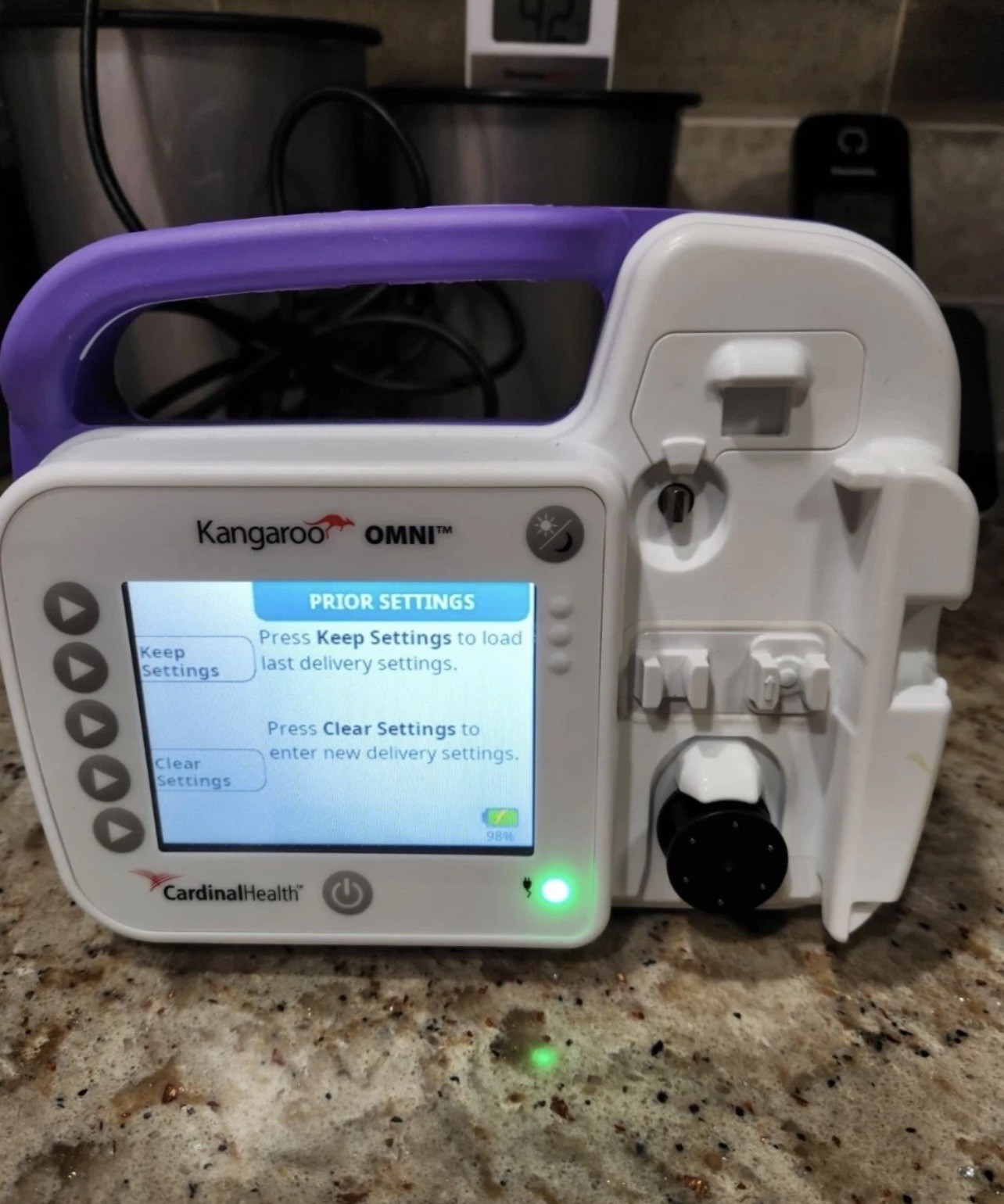 Cardinal Health Kangaroo OMNI Audible / Visual Alarm – Fully Tested & Functional