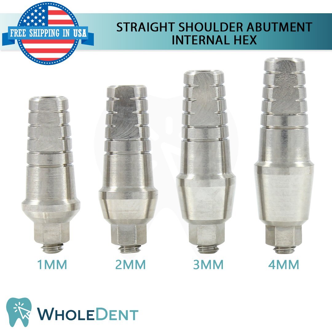 X1 One Piece Int Hex 2.42mm RBM Surface + Straight Abutment + Cement Set