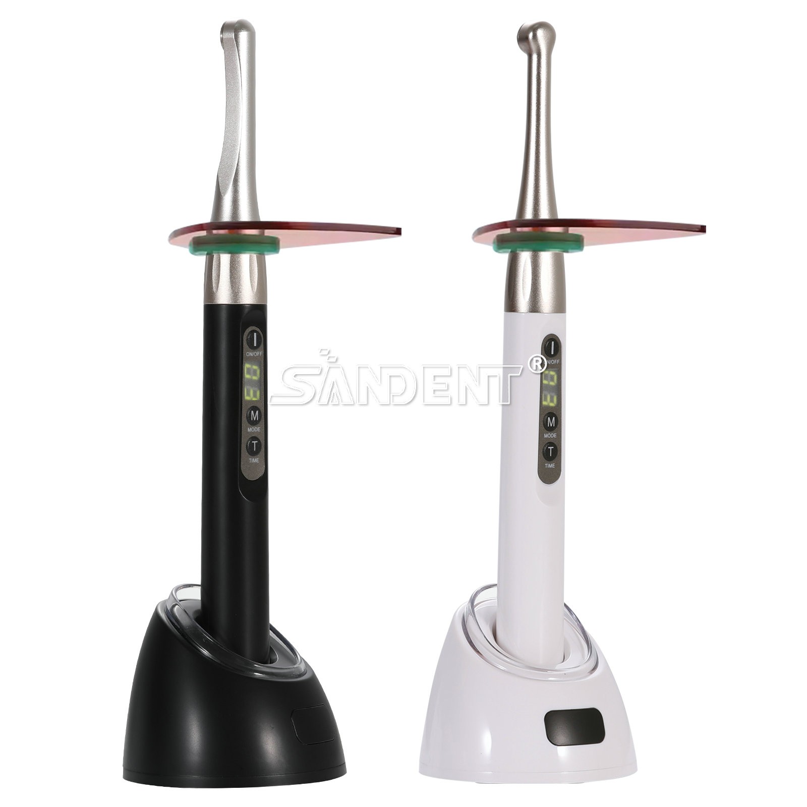 Dental LED Curing Light Lamp Wireless Cordless 1 Sec Resin Cure Lamp 15W 2500MW
