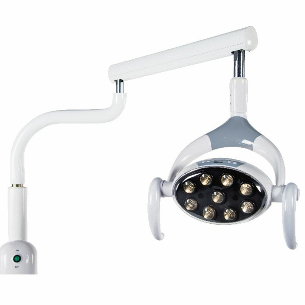 Floor Standing 9 LEDs Dental Oral Lamp Exam Light with Sensor Color Temperature