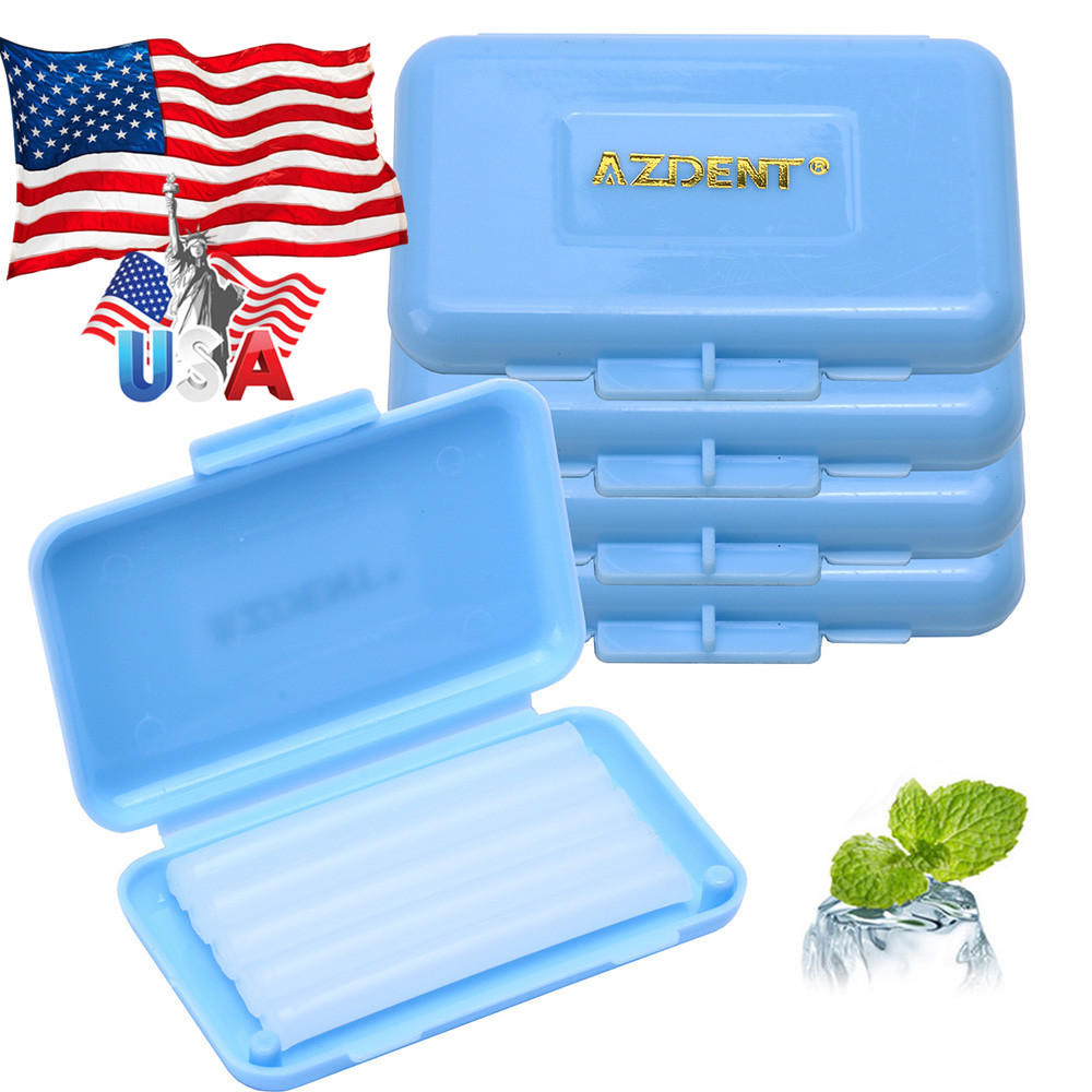 20 Packs AZDENT Dental Orthodontic Wax for Braces Gum Irritation mint scent USPS