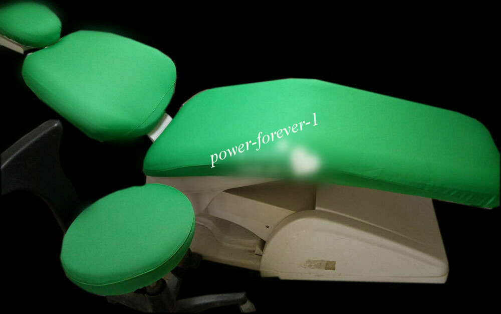 Dental Unit Chair Cover Full PU/CLOTH Dentist Stool Sleeves Waterproof 1Set