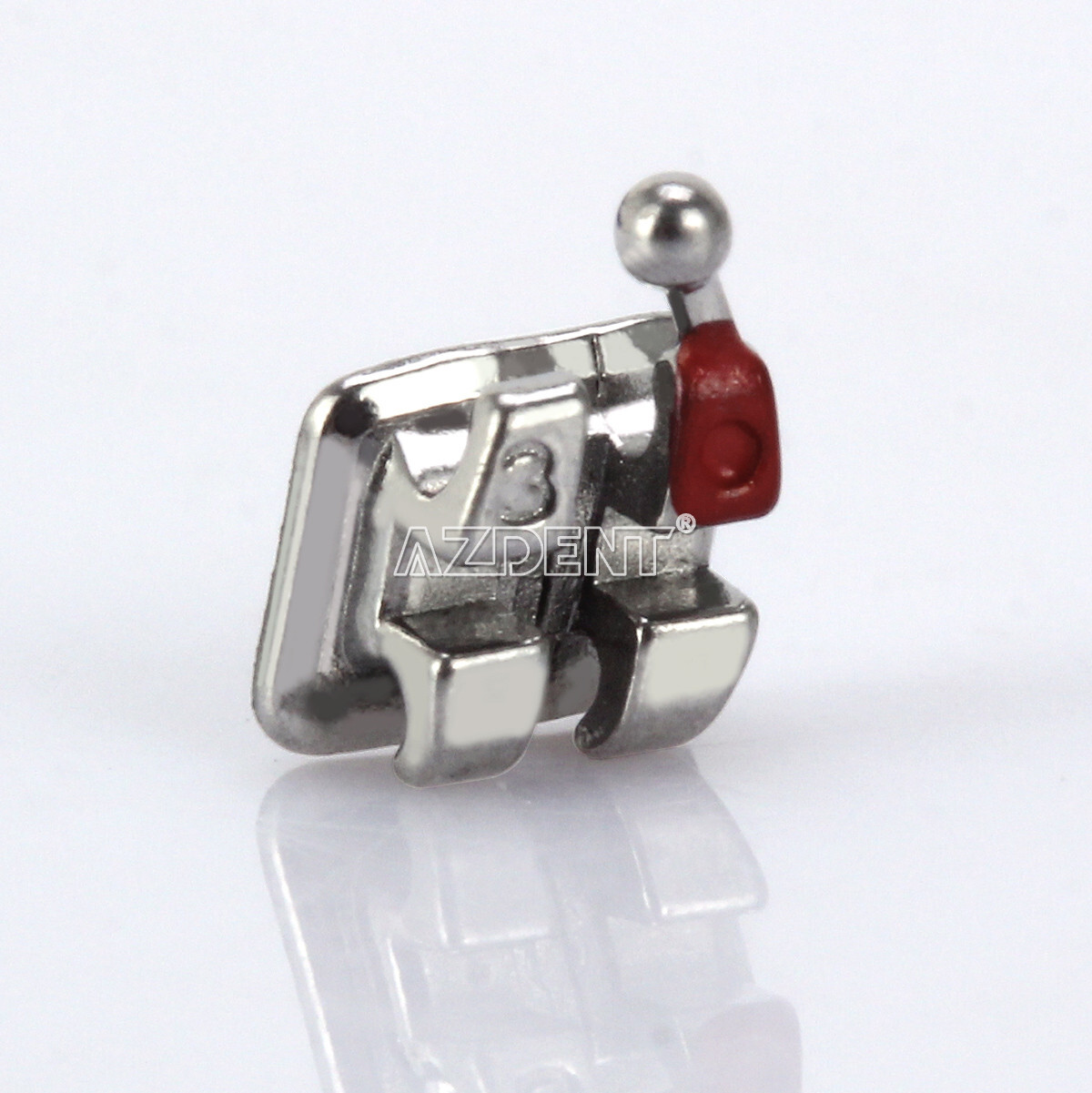 10X AZDENT ortodoncia brackets dental monobloque mini Roth 0.022 Ganchos 345 USA
