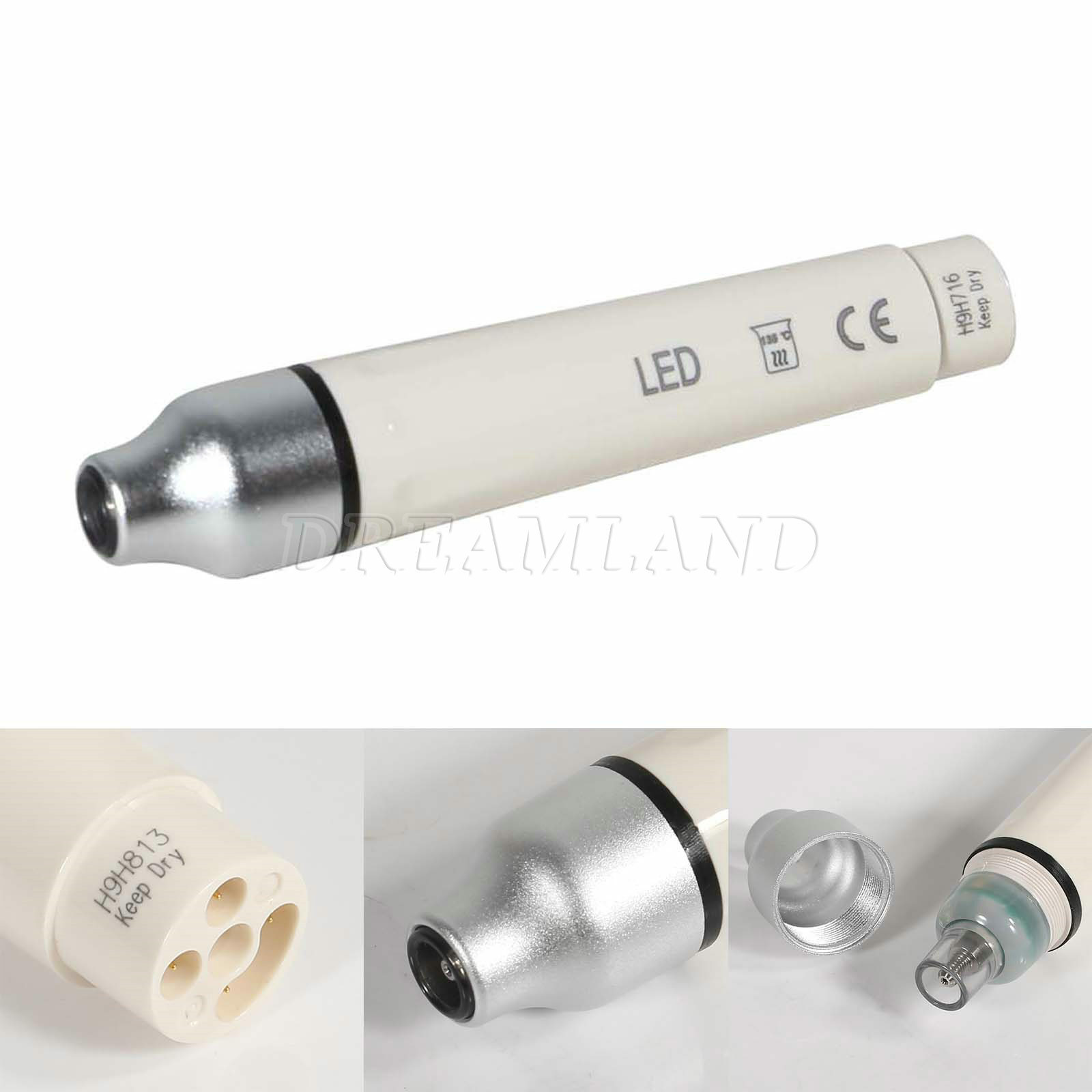 Dental Ultrasonic Piezo Scaler LED Handpiece Water Bottle for EMS E1S