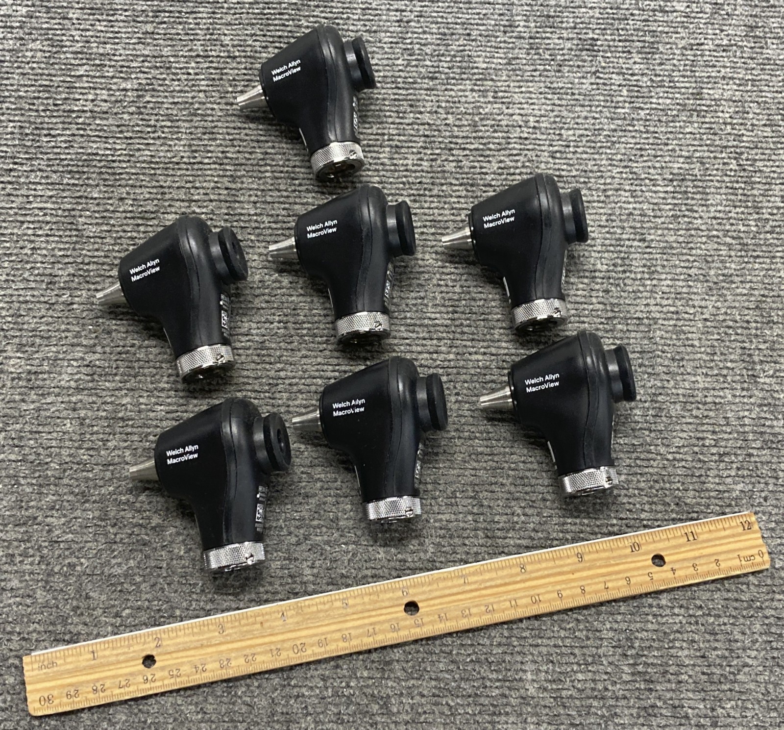 Lot of 7 Hill Rom Welch Allyn 238-2 MacroView Otoscope