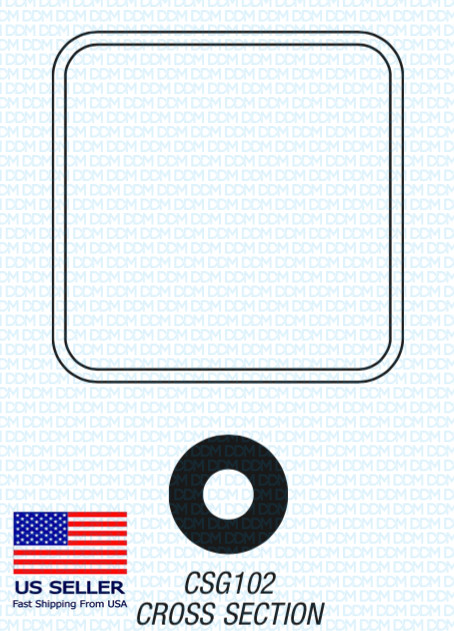 Door Gasket (17.50″ X 17.50″) CSG102 for GETINGE/CASTLE 400 Series – 61301607691