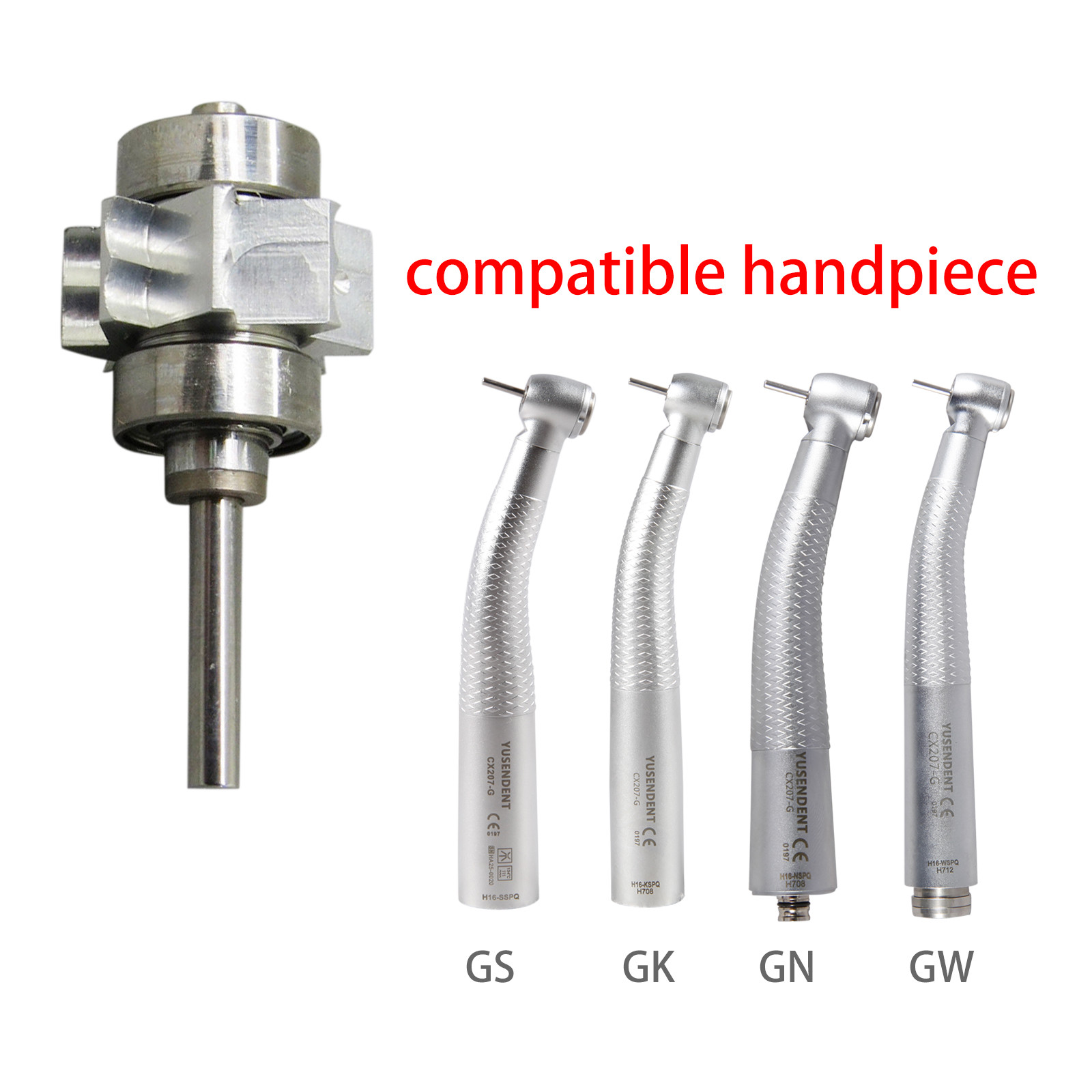 CX207G Dental Cartridge Turbine Rotor Fit COXO-GN/GK/GS/GW Fiber Optic Handpiece