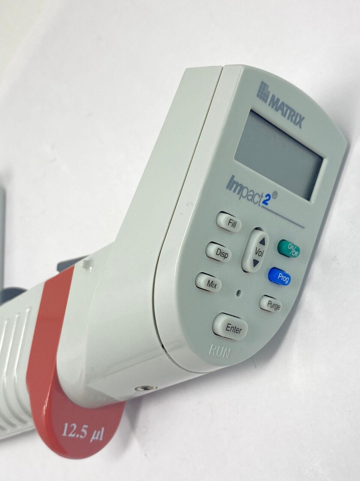 Thermo Matrix Impact 2 – [12.5uL] – Multiple Channel Pipette, Electronic Pipet
