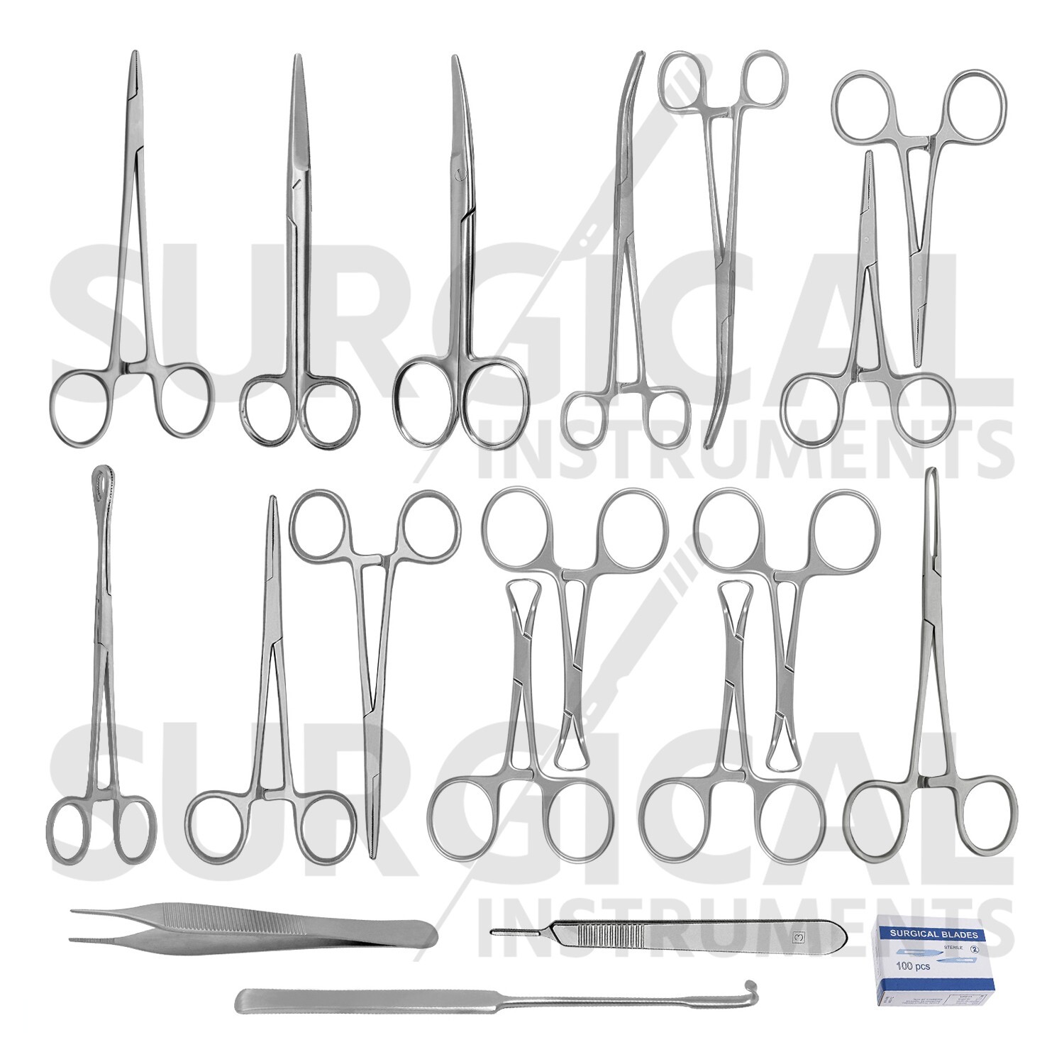 118 Instruments Spay Neuter Pack Veterinary Surgical Economy Kit German Grade