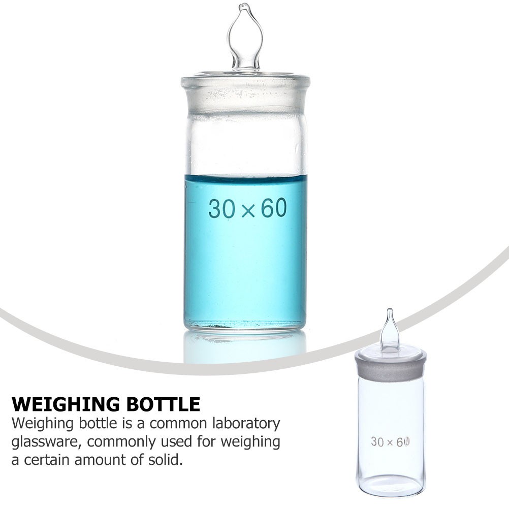 1Pcs Reusable Glass Weighing Bottle for Home Specific Gravity Testing