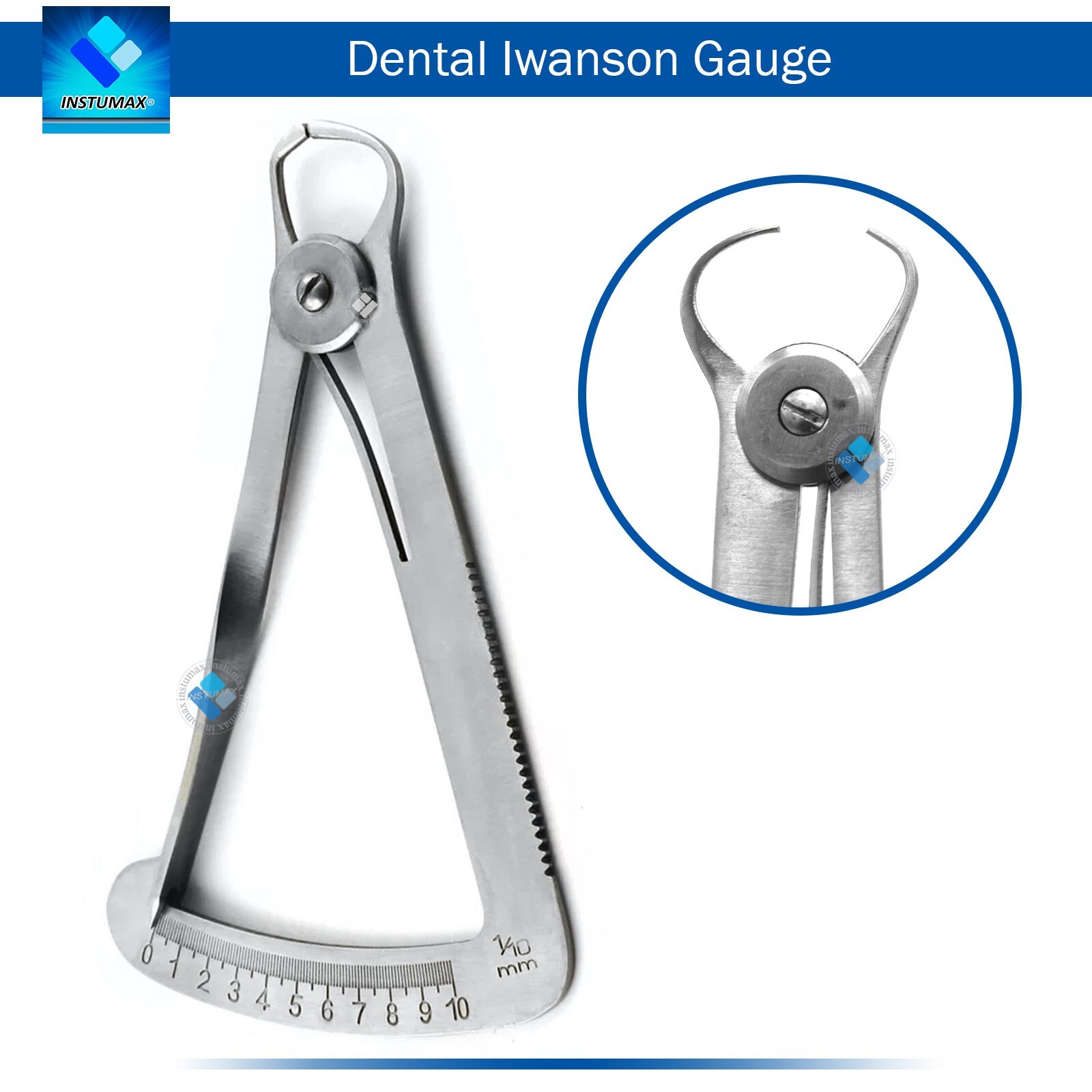 Orthodontics Dental Iwanson Gauge Measuring Diamond Jewelers Dental Instruments