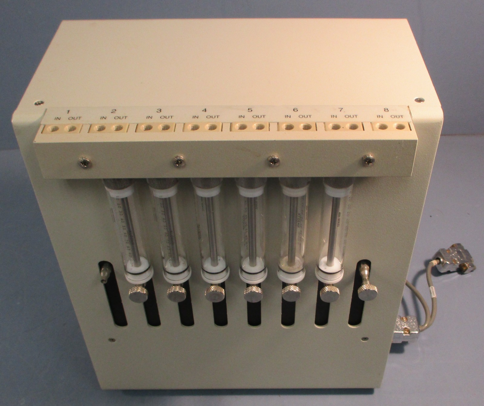 Varian VK806 8-Channel Syringe Pump 1005-0982 115VAC 2A 60Hz