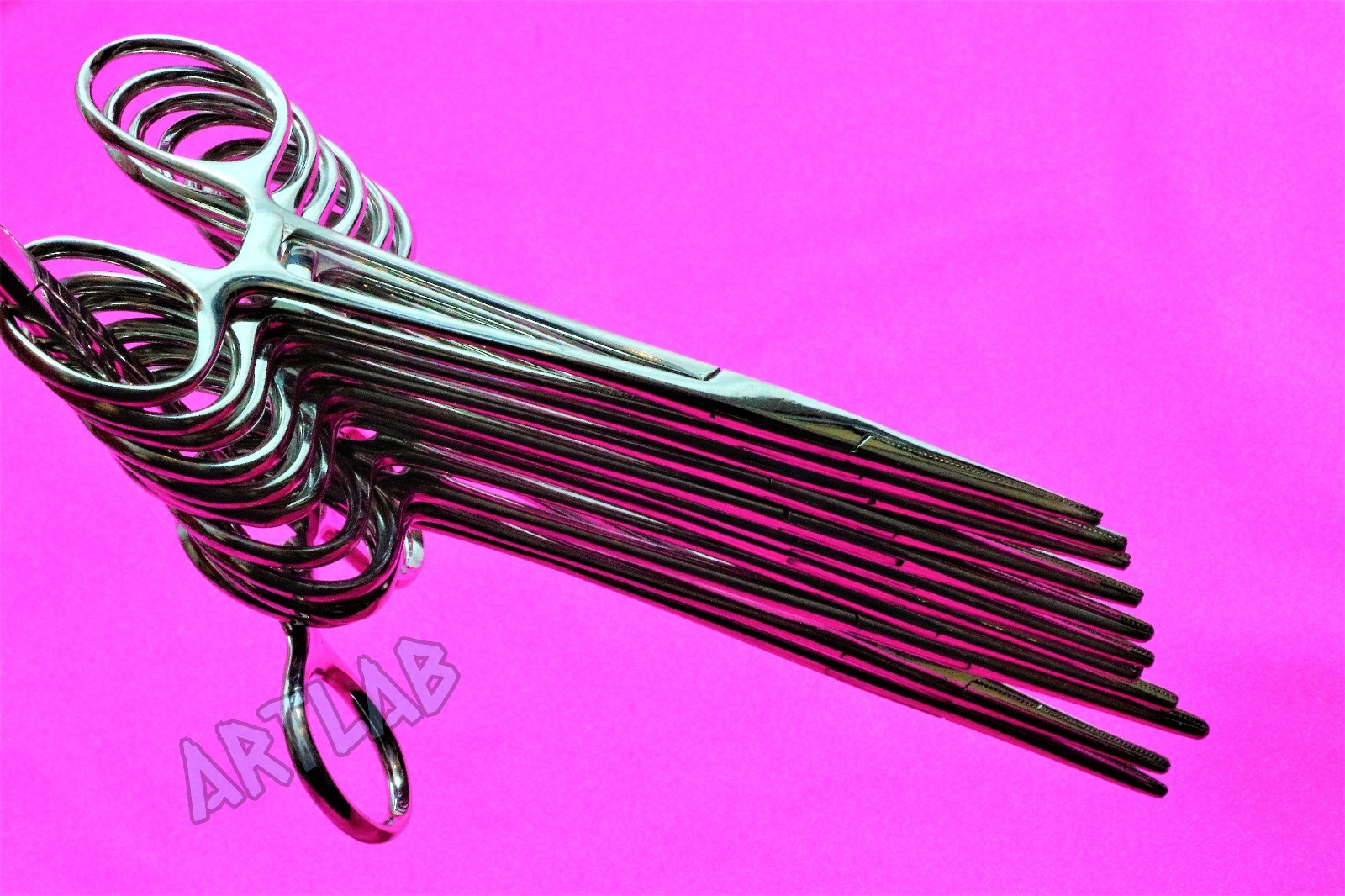 12 PC MOSQUITO HEMOSTAT FORCEPS 5″ STRAIGHT STAINLESS STEEL SURGICAL MEDICAL