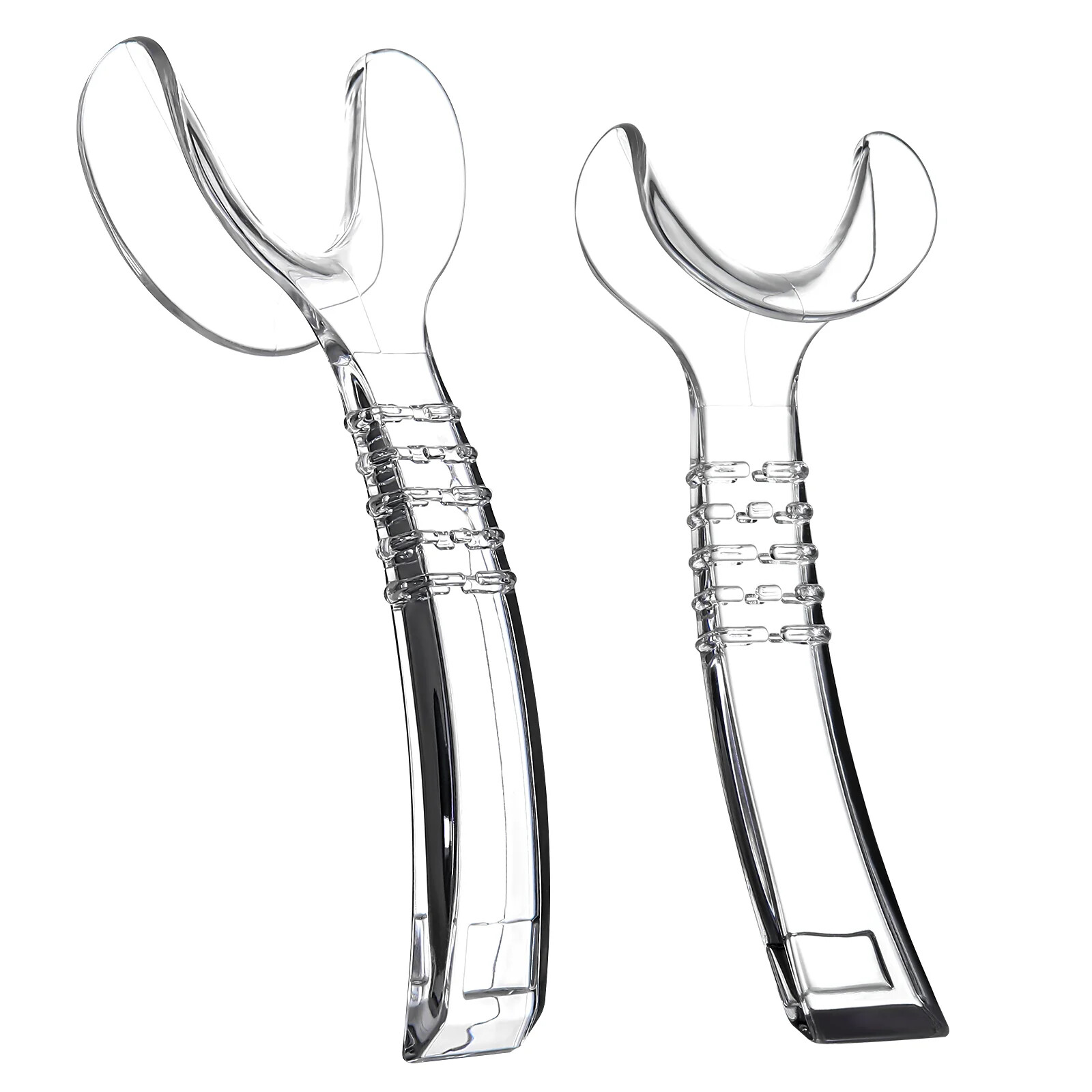 JMU Dental Buccal Cheek Retractor Mouth Opener T-Shape Autoclavable S L Clear